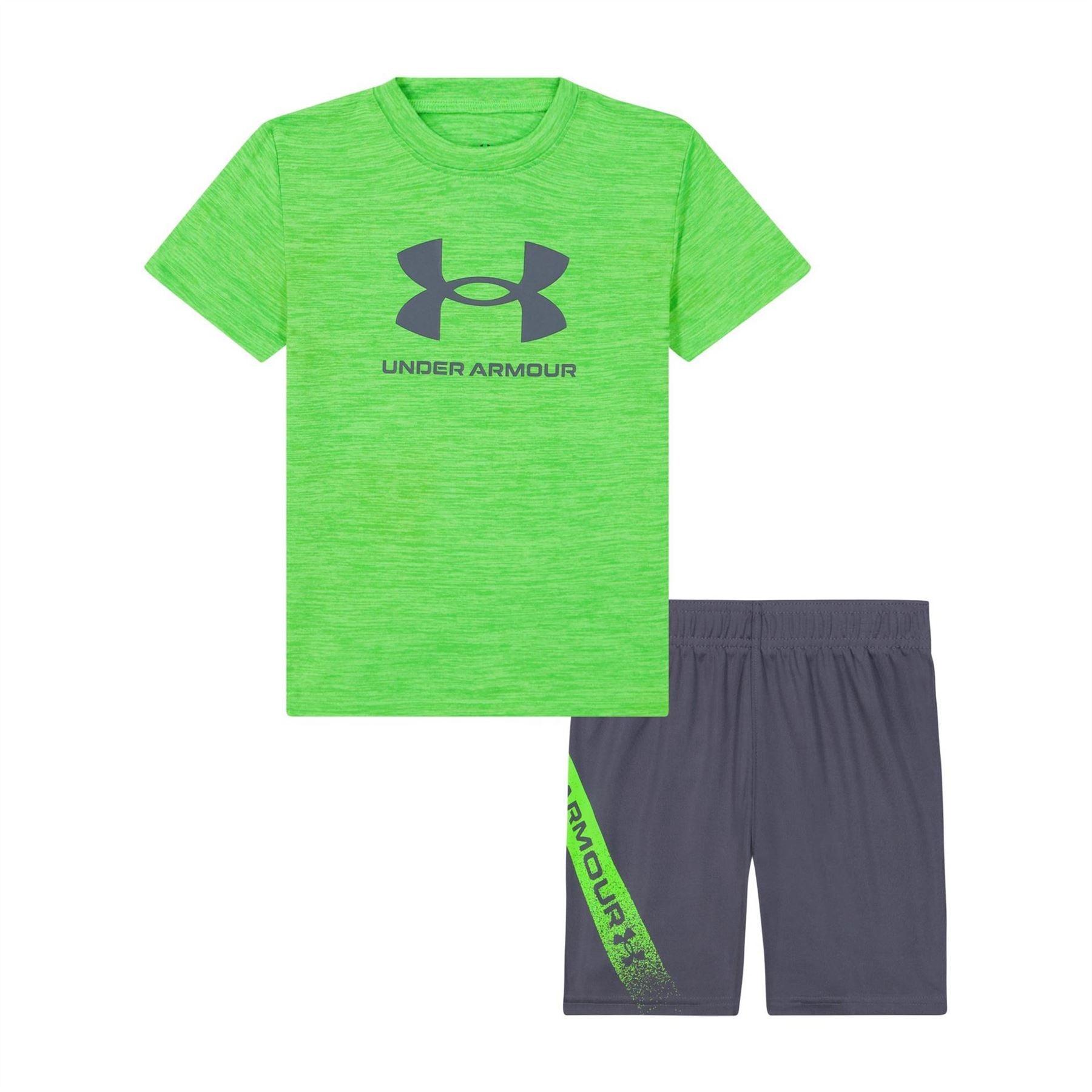 Under Armour Tech Large Genie Crew Neck Short Sleeve T-Shirt and Short Set