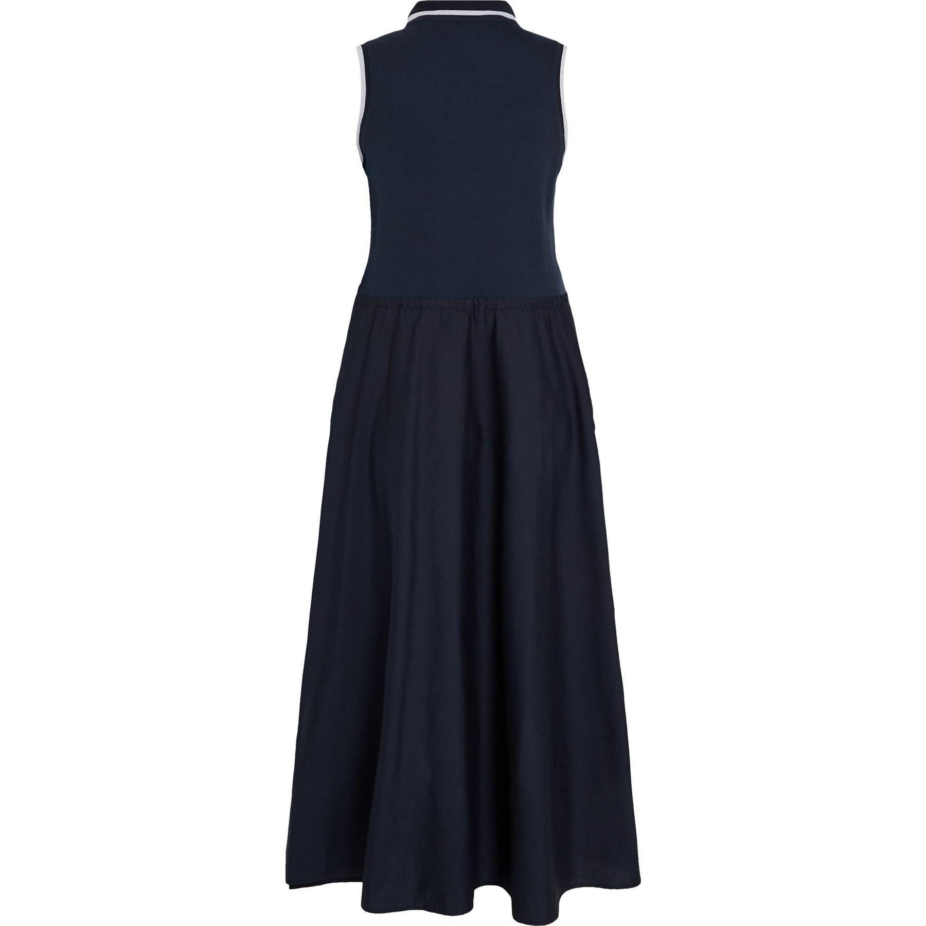 Tommy Hilfiger Polo Neck Maxi T-Shirt dress