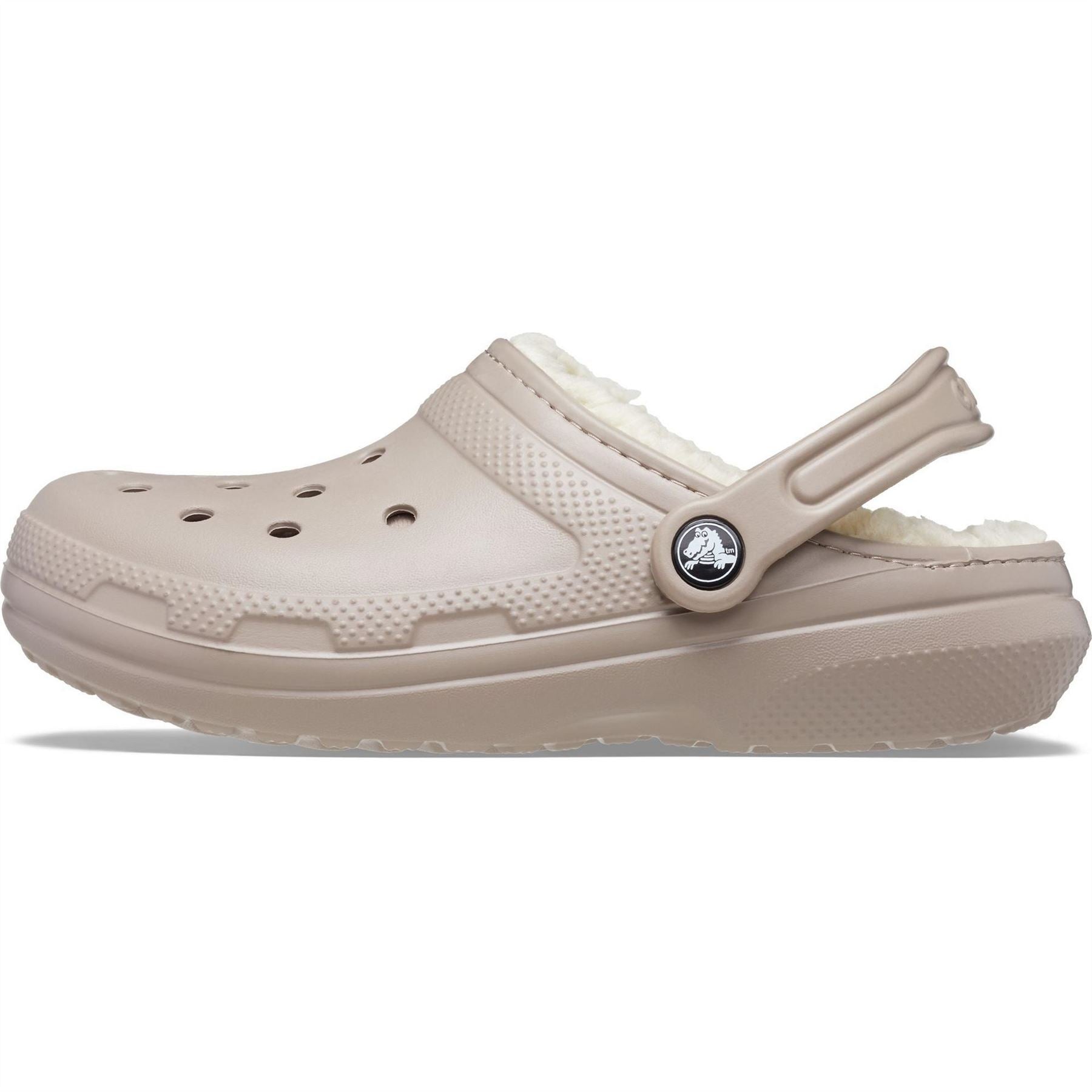 Crocs Lined Shuv Clogs with Perforated Toe