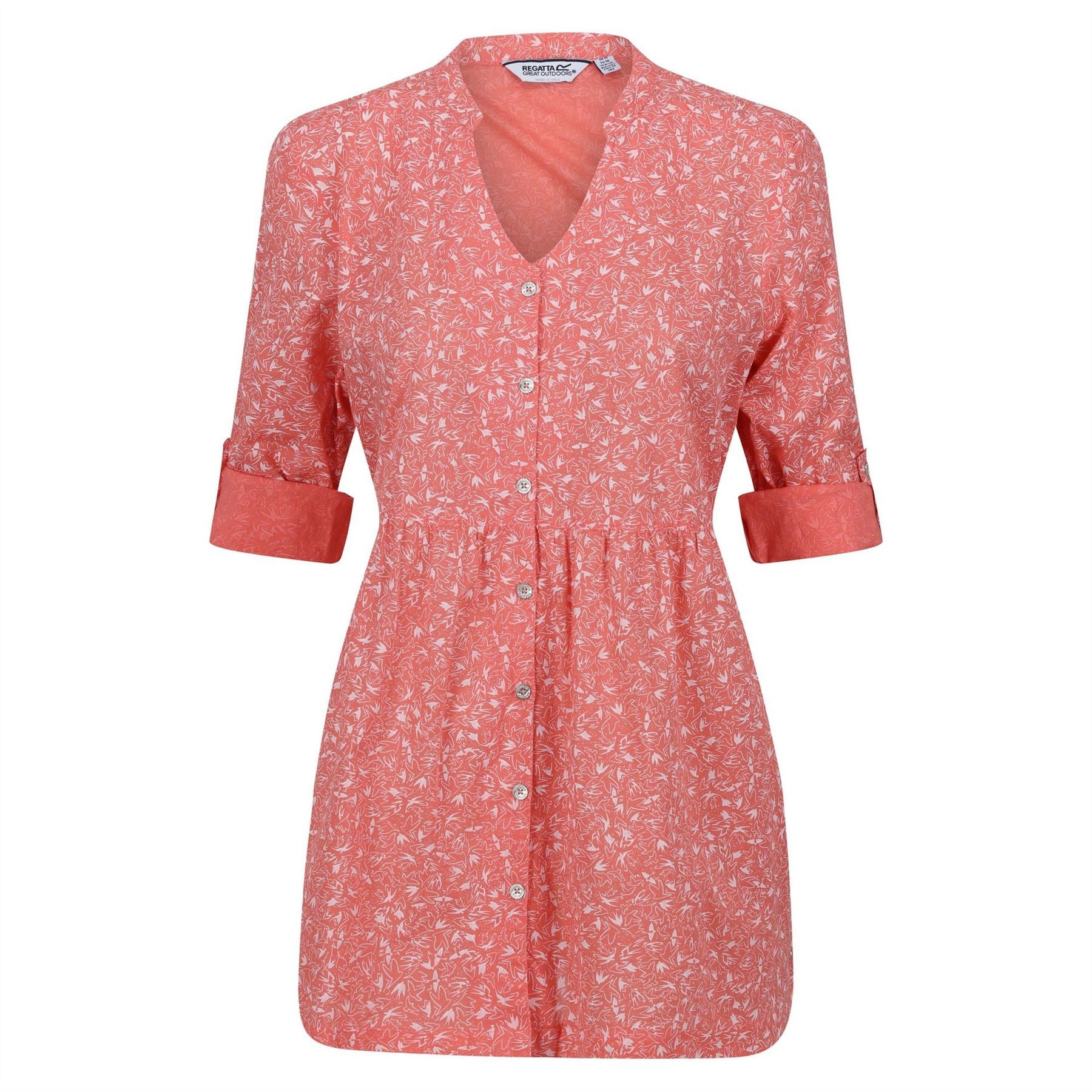 Regatta Nemora V-Neck Relaxed Fit Shirt