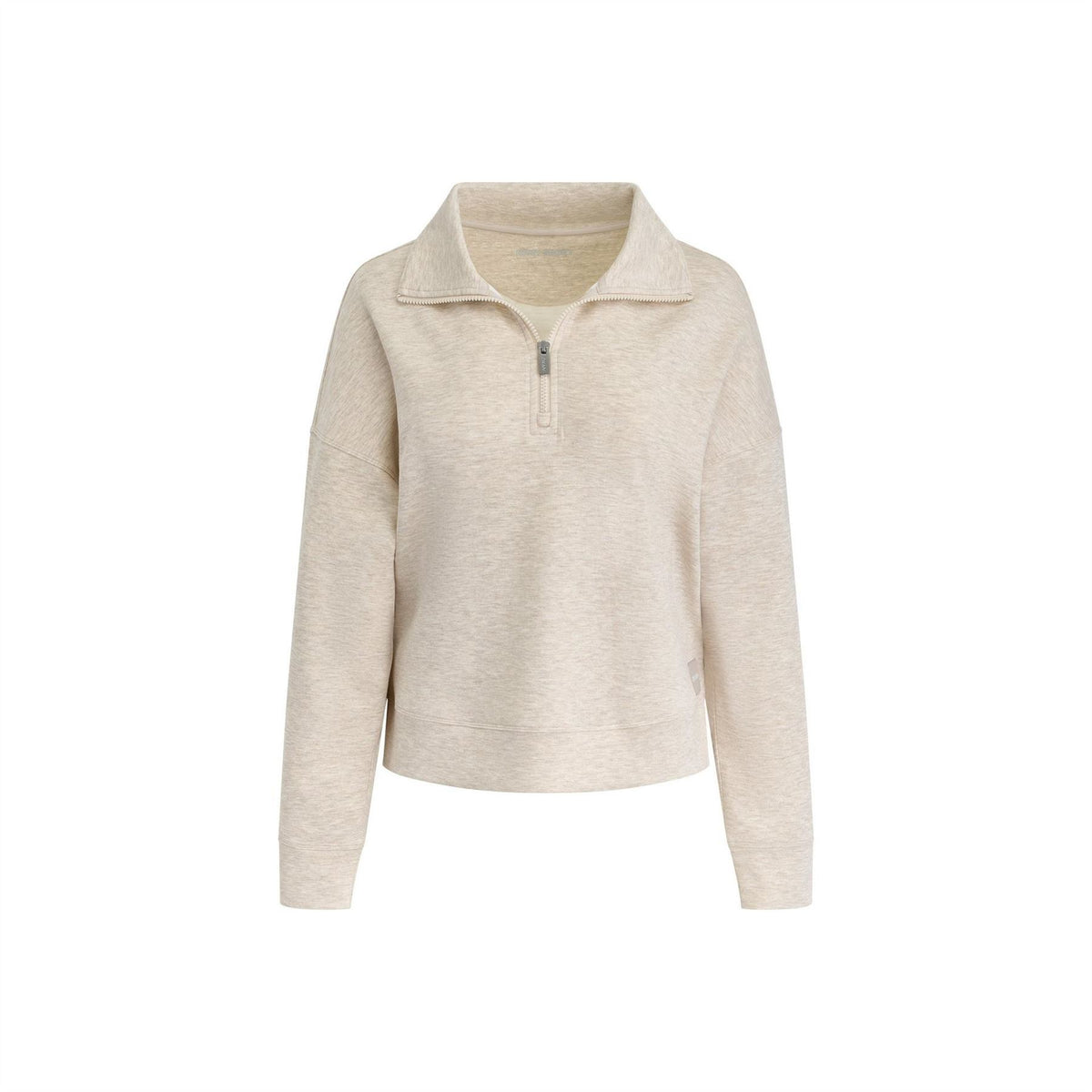DKNY Sport 1 4 Zip Funnel Neck Fleece Top