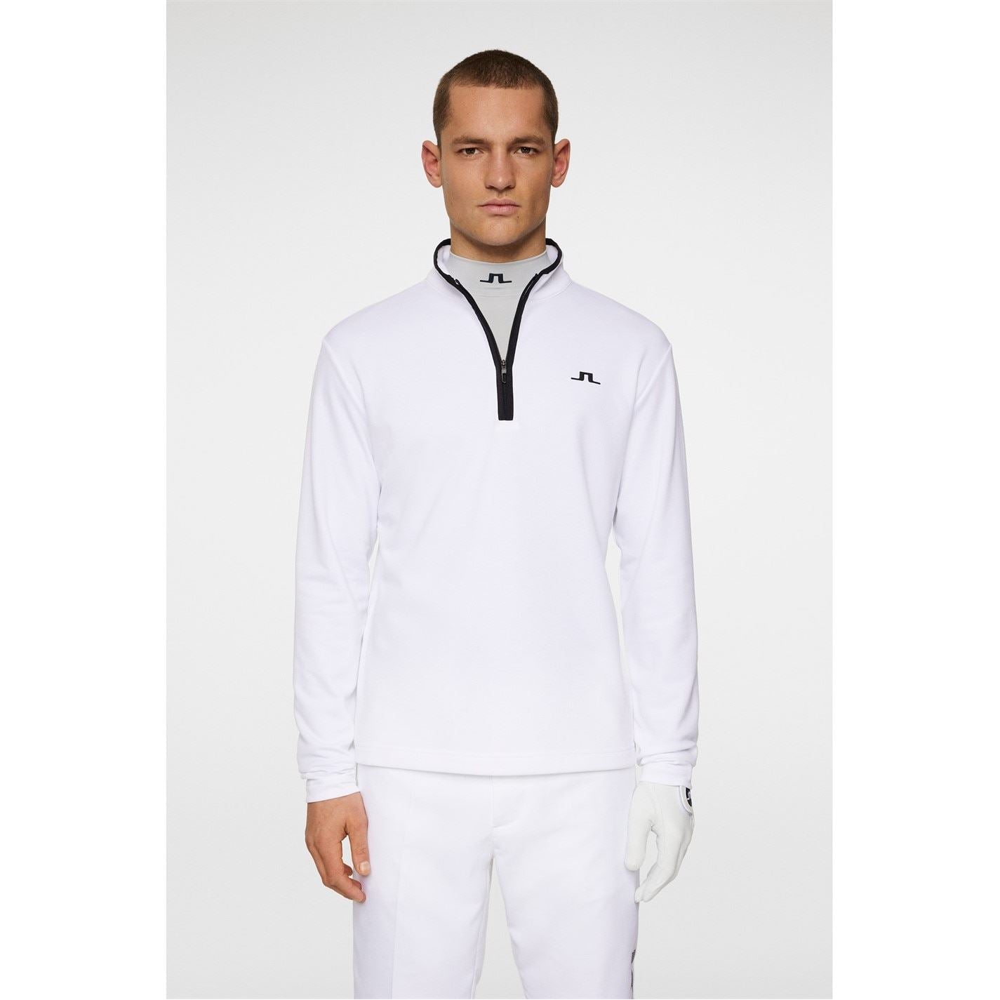 J Lindeberg Golf Half-Zip Regular Fit Long Sleeve Sweatshirt