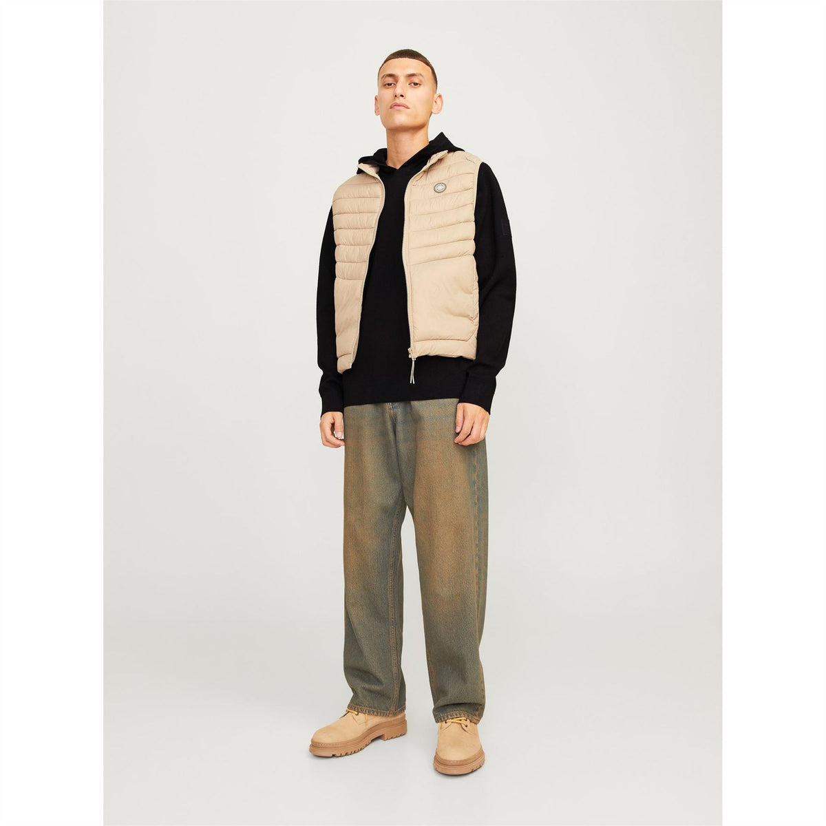 Jack and Jones Knit Hooded Regular Fit Sweatshirt