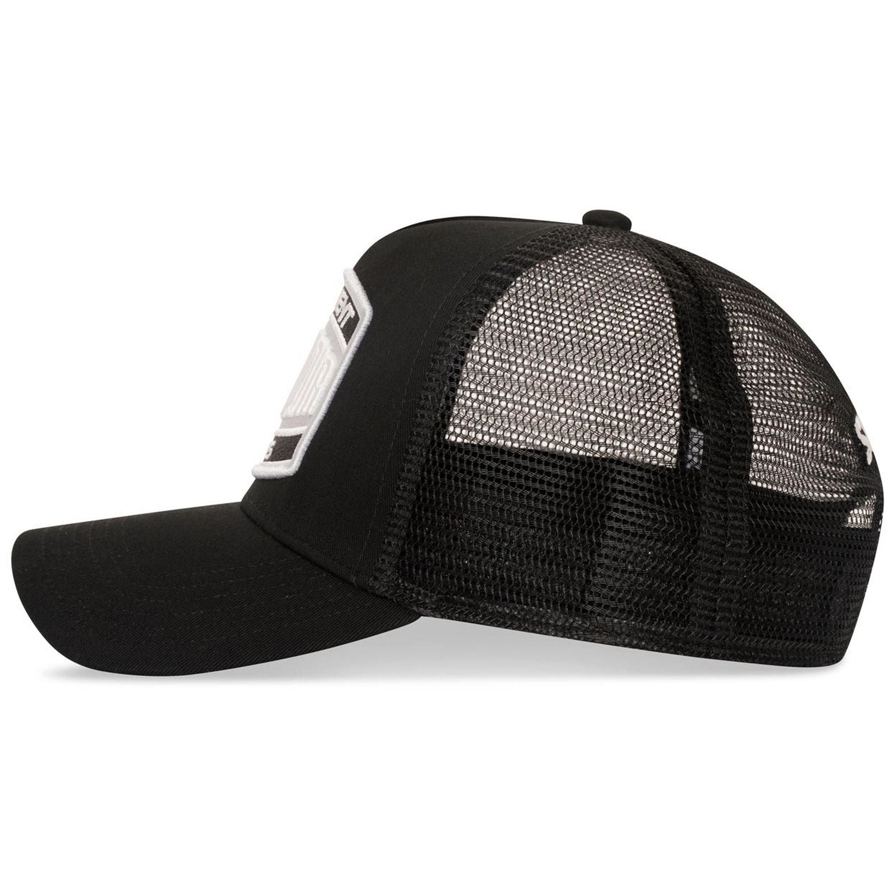 Societe Noir Logo Lettering Adjustable Trucker Cap