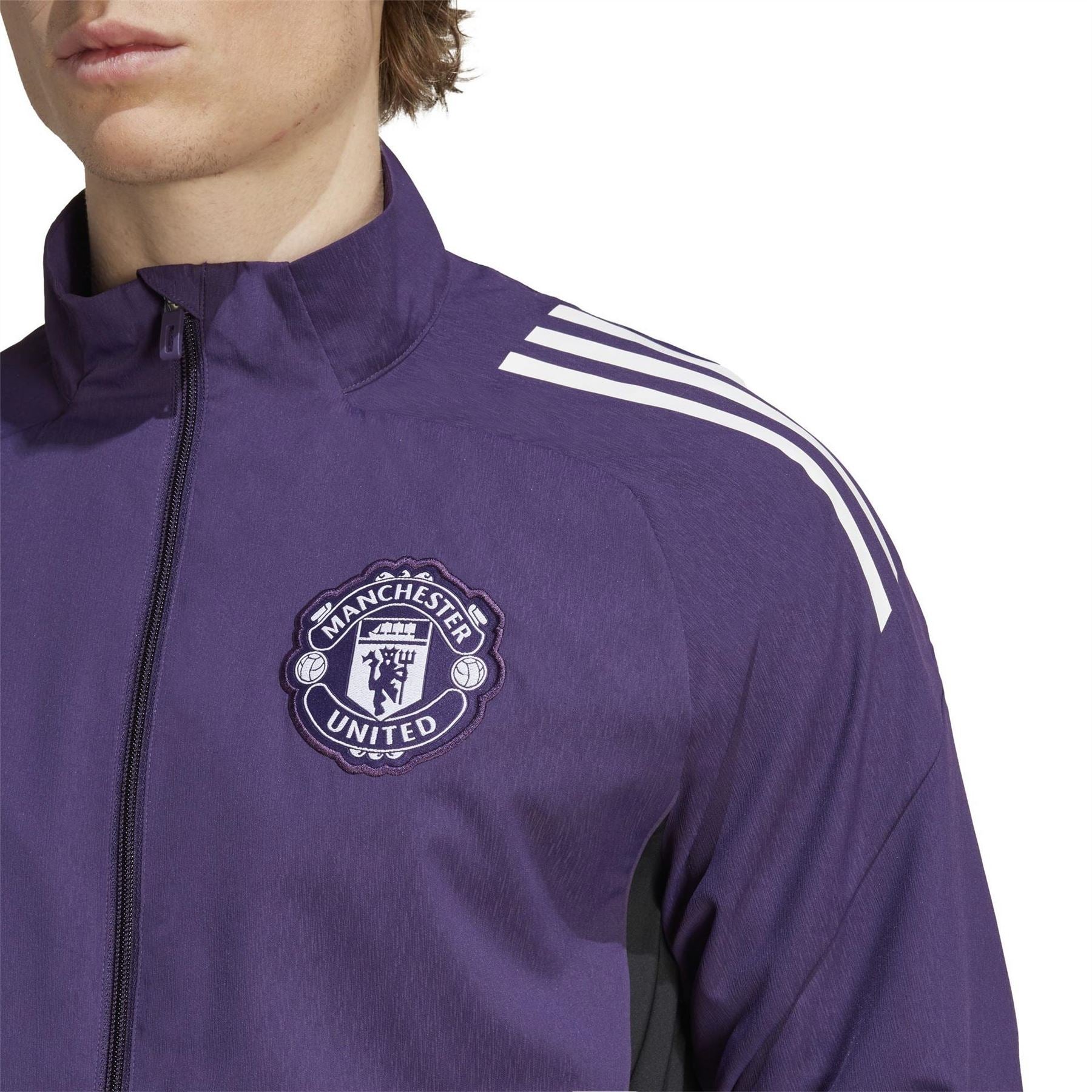 adidas Mens Manchester United Presentation Jacket 2025 2026