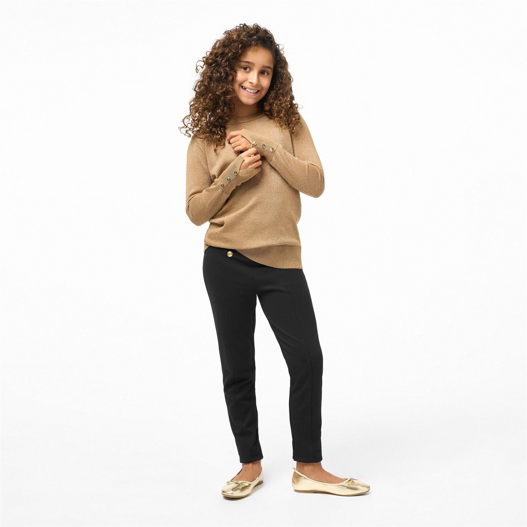 Biba Girls Soft Shimmer Jumper