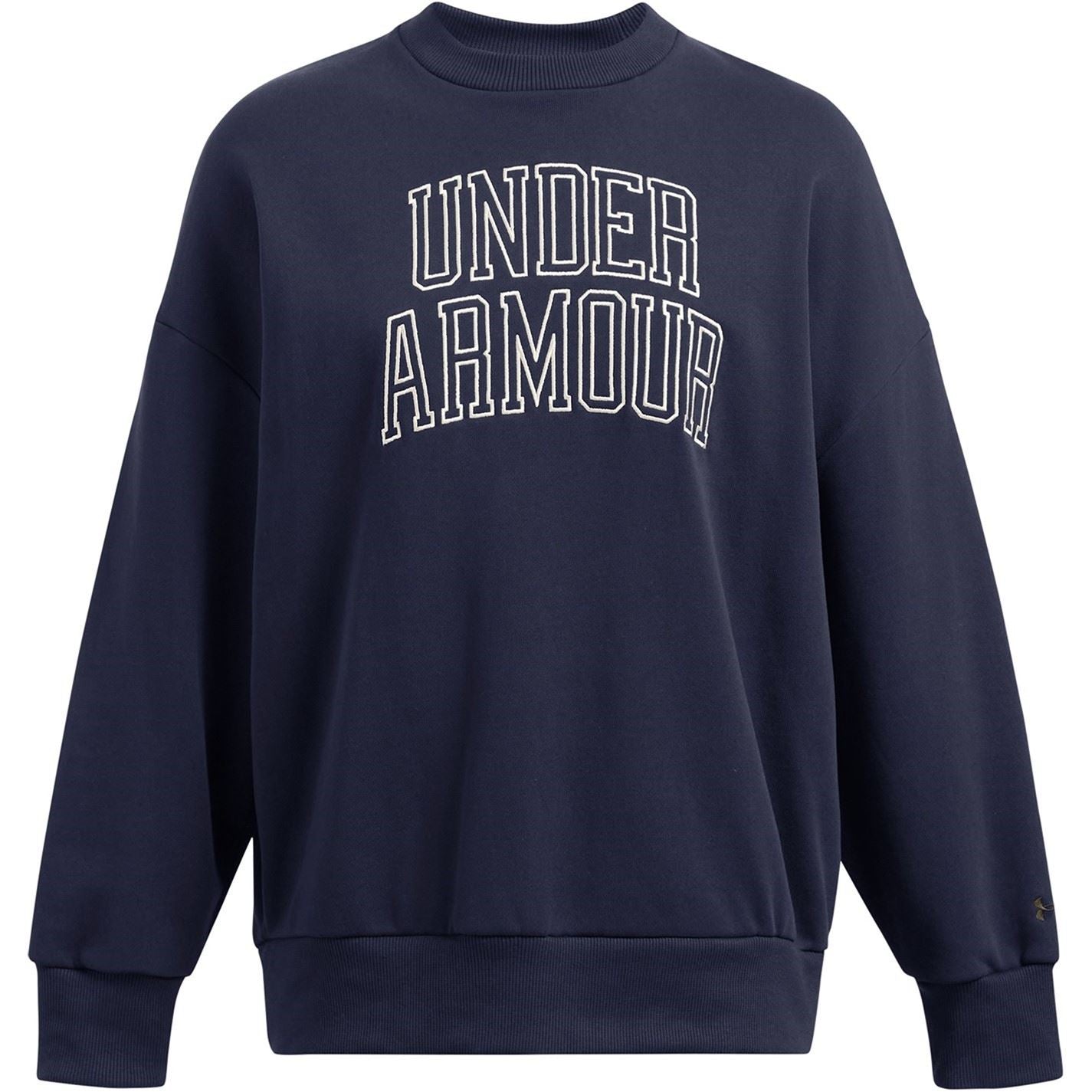 Under Armour Icon Crew Neck Ribbed Collar Long Sleeve Sweatshirt