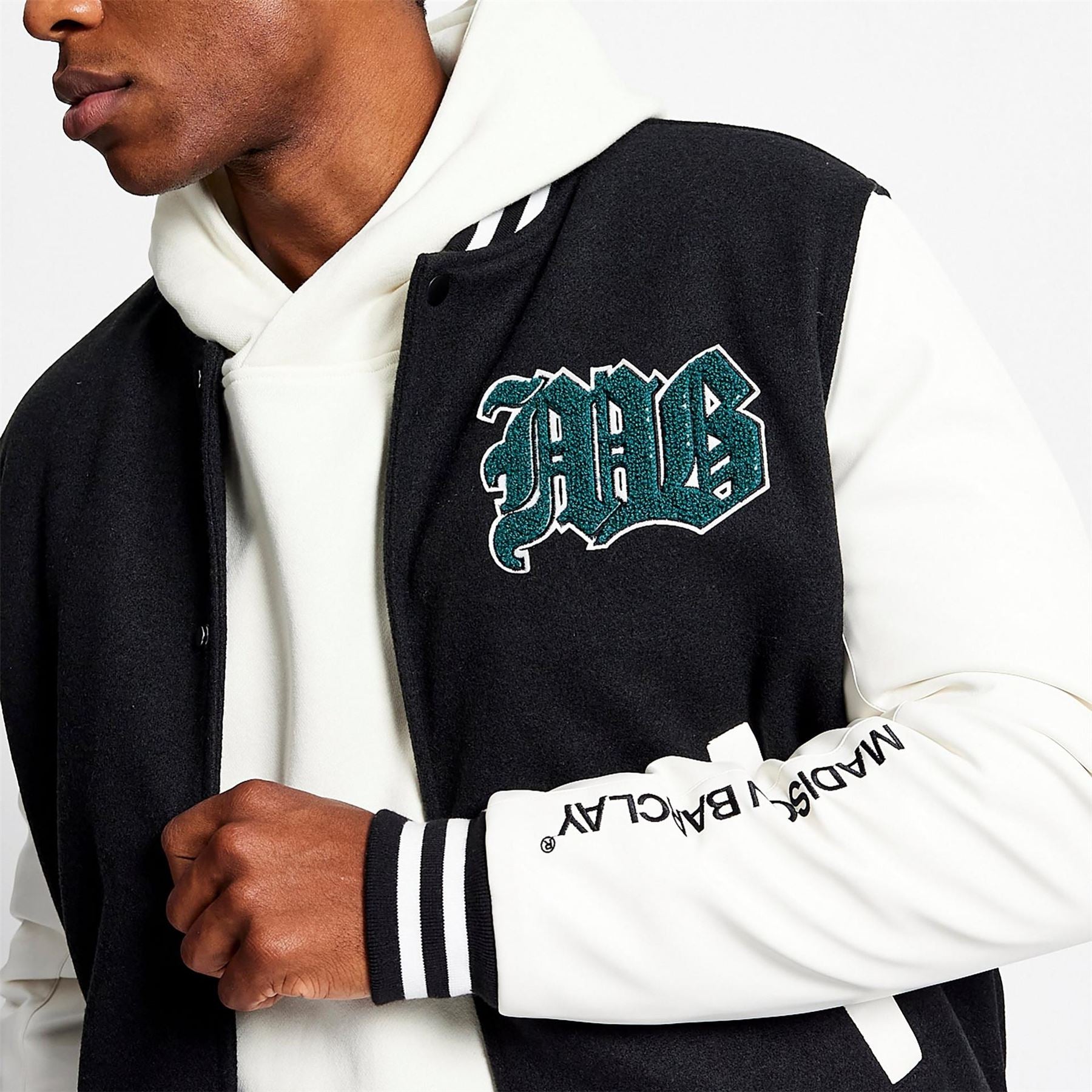 Madison Barclay Lincoln Baseball Wool Jacket