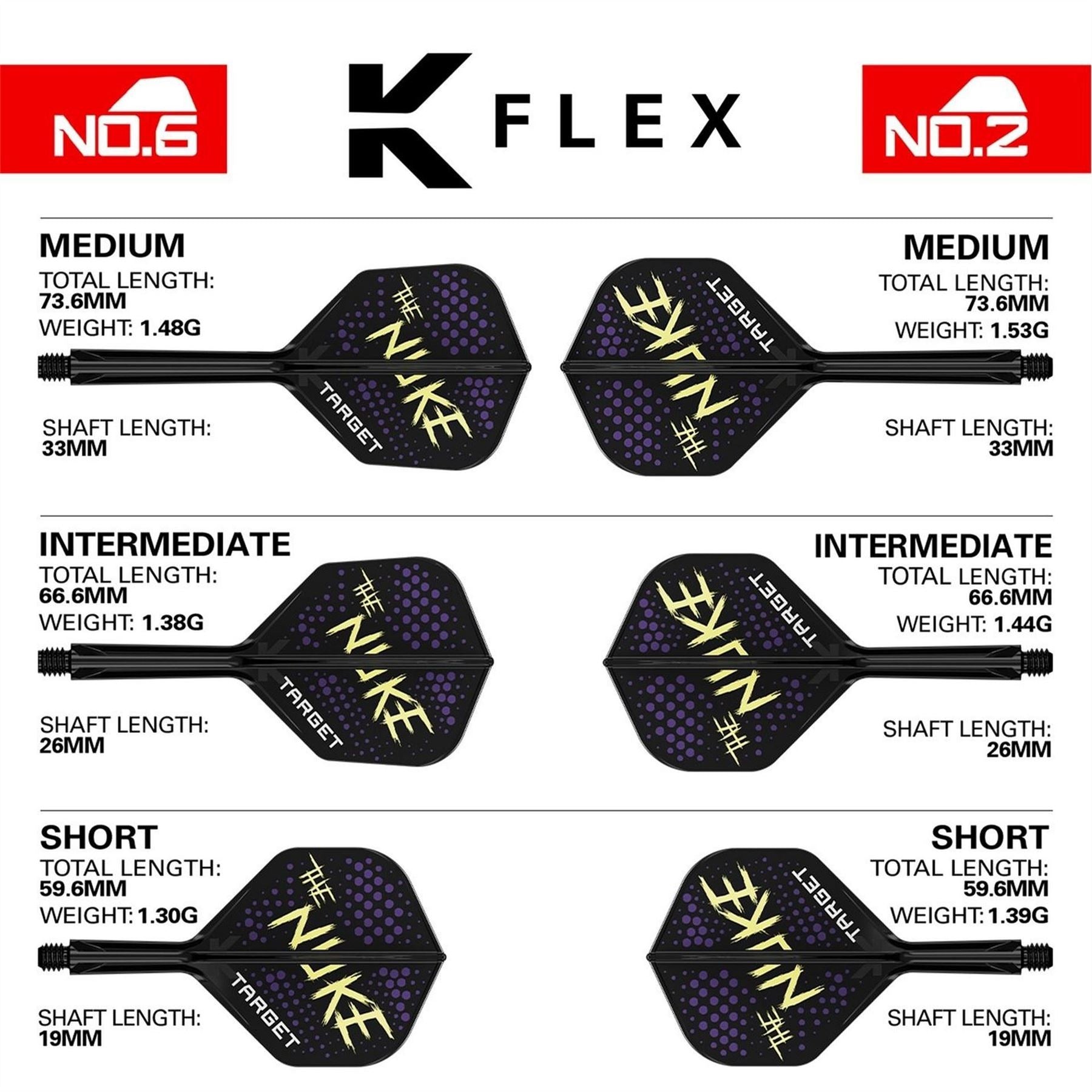 Target Darts Littler K Flex Flights Adults