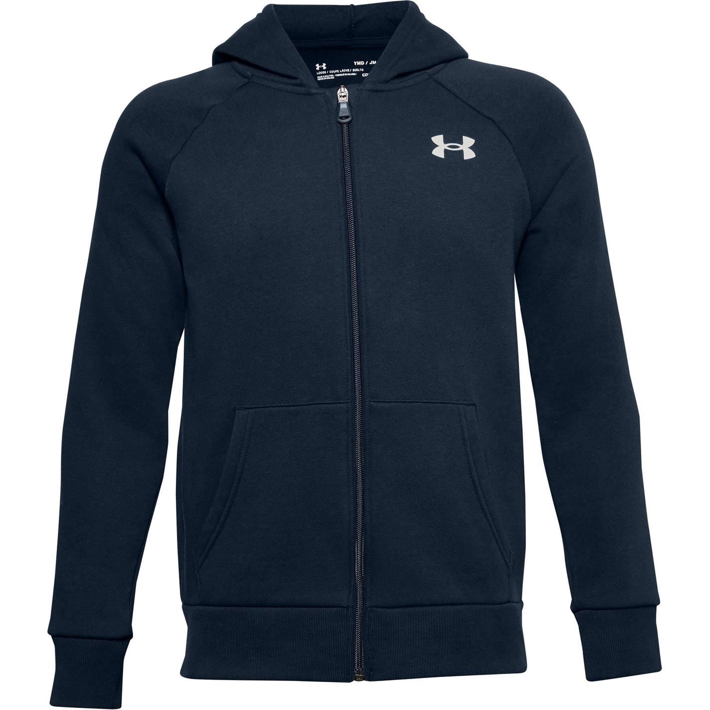 Under Armour Rival Fleece Full Zip Hoodie Juniors
