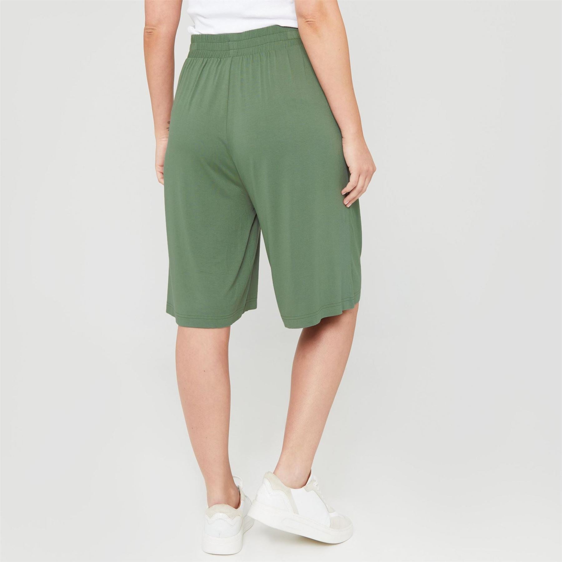 Be You Beyou Knee Length Fleece Jogger Shorts