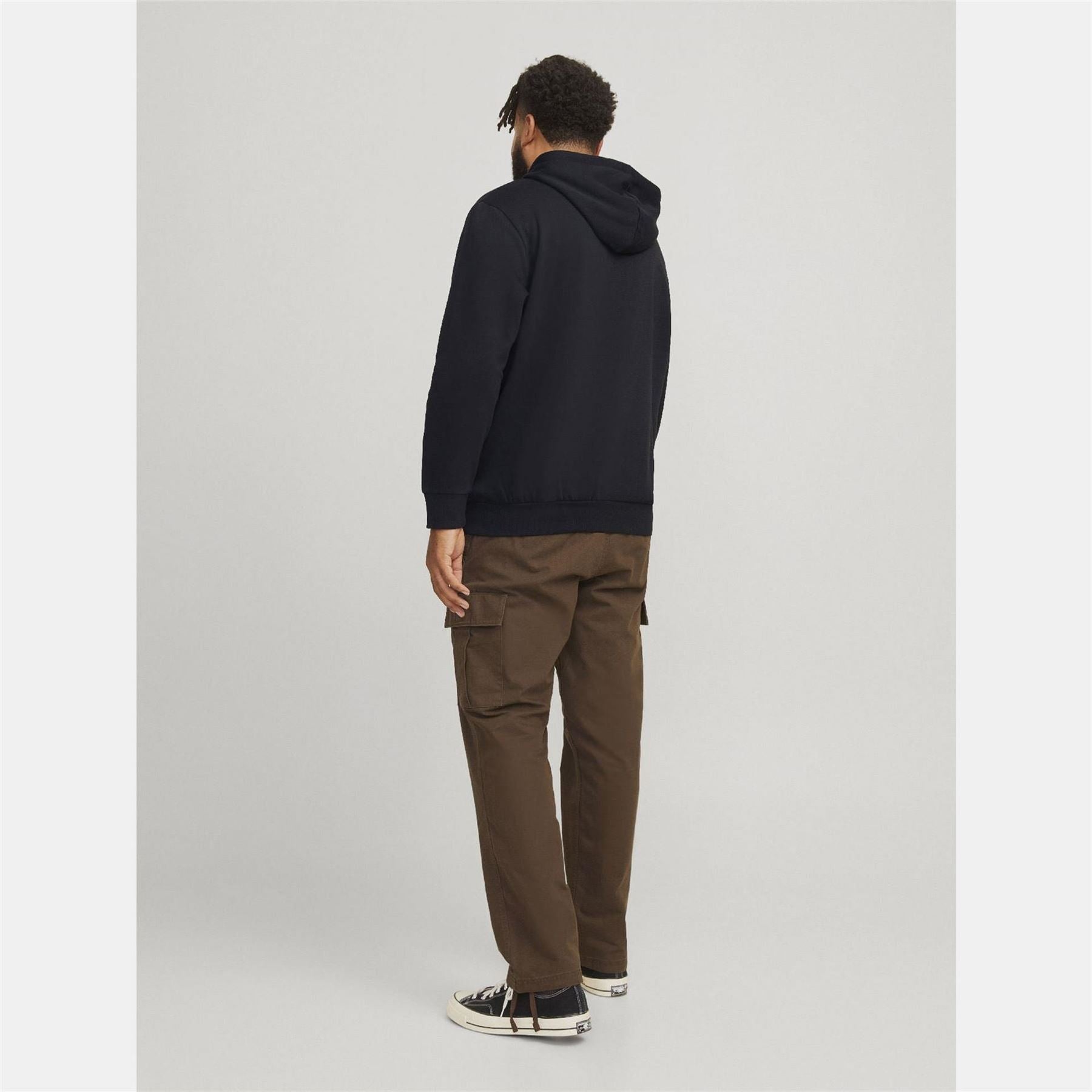 Jack and Jones Plus Size Logo Hoodie