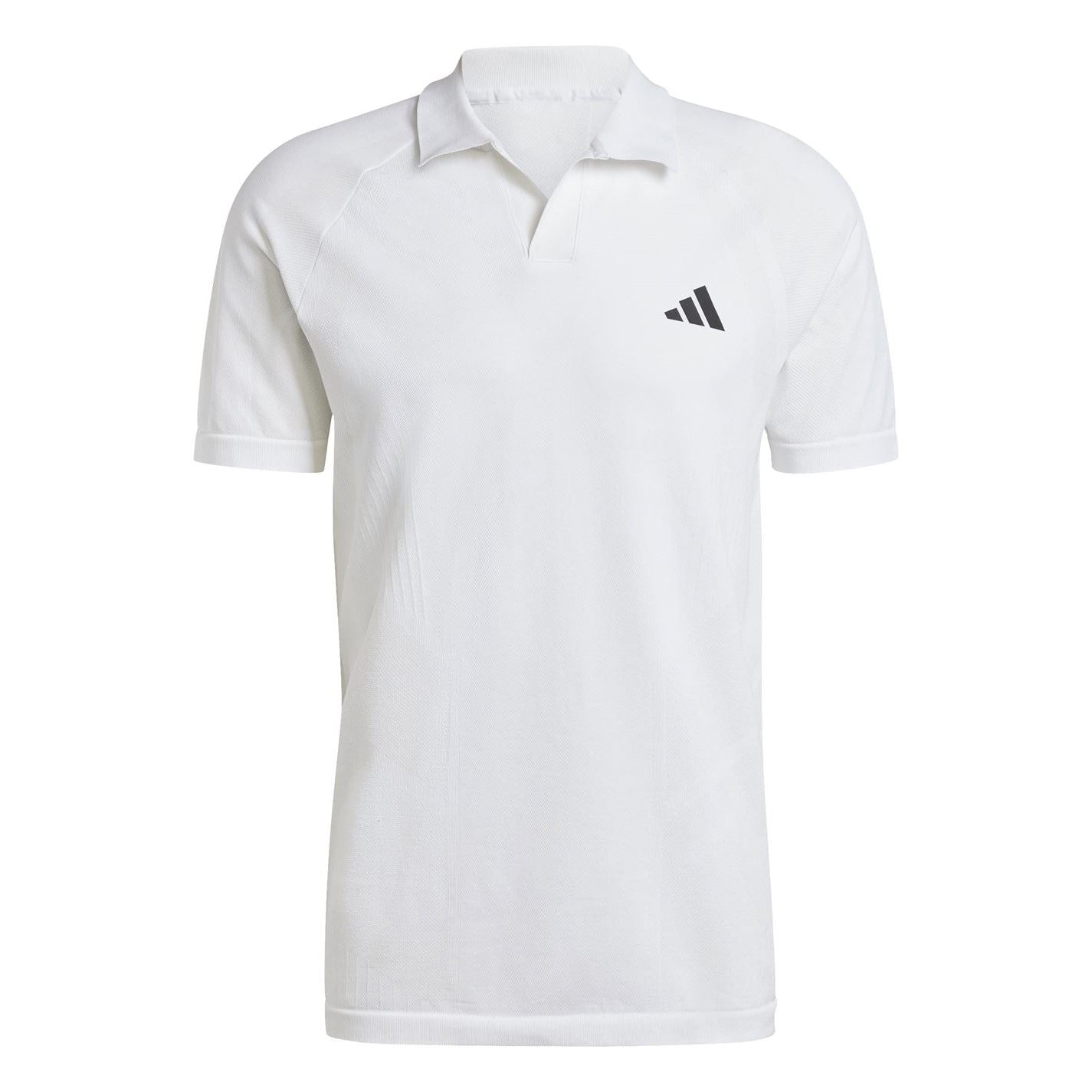 adidas Mens Tennis Pro Seamless Aeroready Freelift Polo Shirt