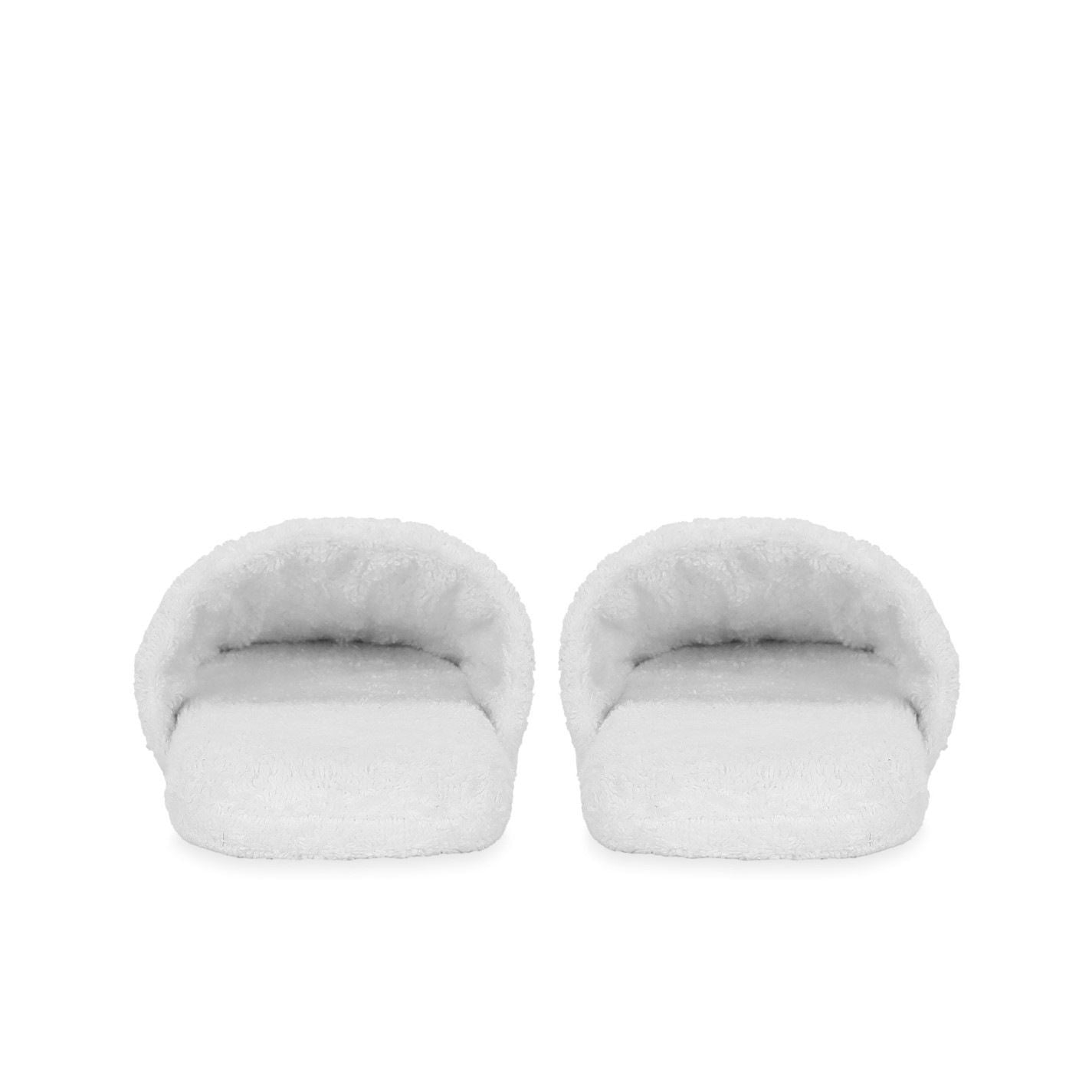 Dolce and Gabbana Casa And Gabbana Embroidered Terry Cotton Slippers