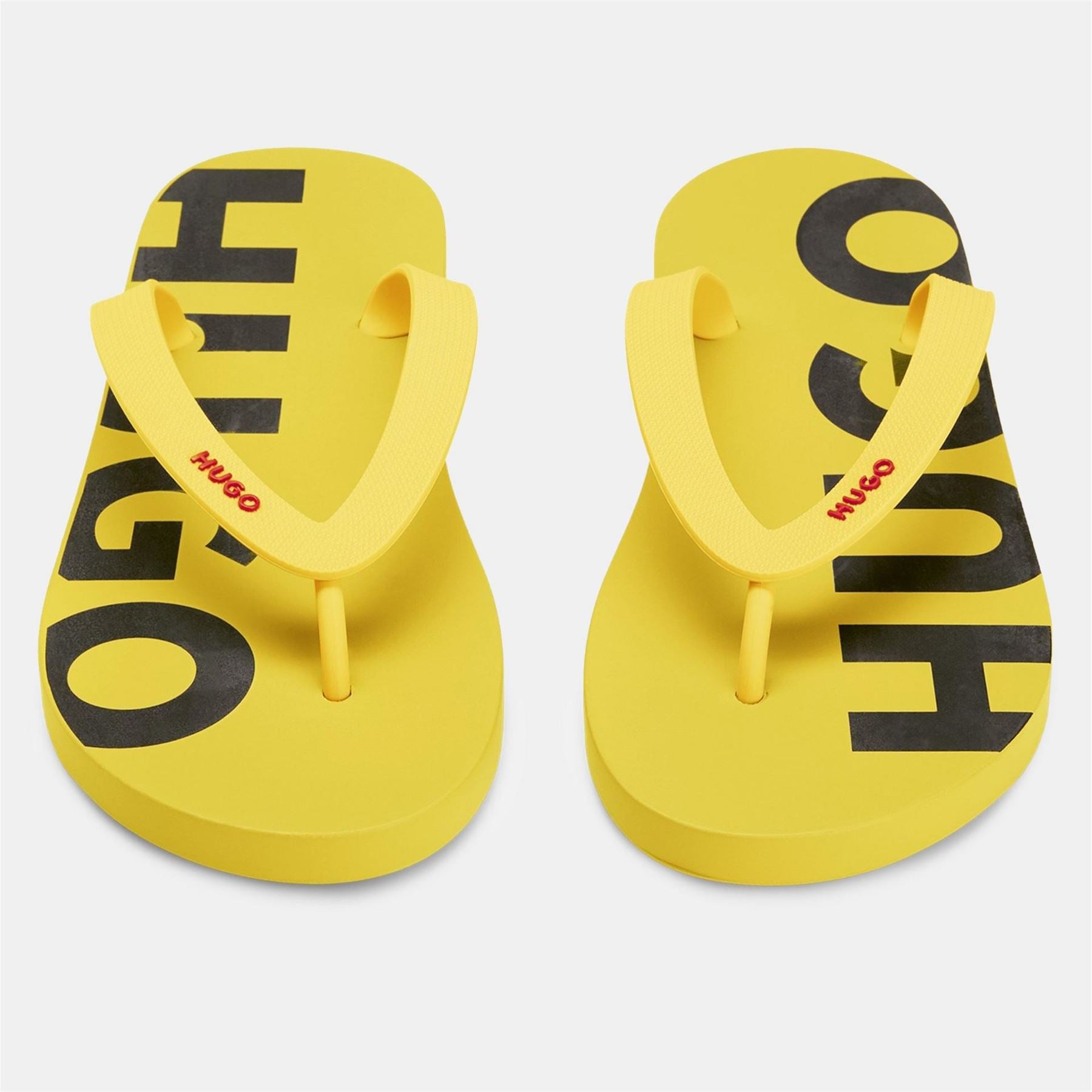 Hugo Arvel Logo Print Thong Flip Flops