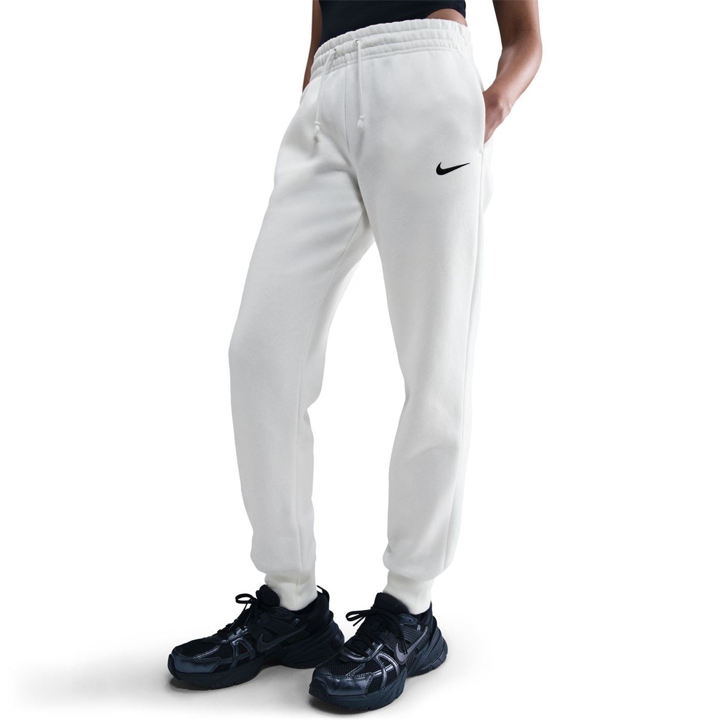 Nike Womens Sportswear Phoenix Fleece Mid Rise Sweatpants