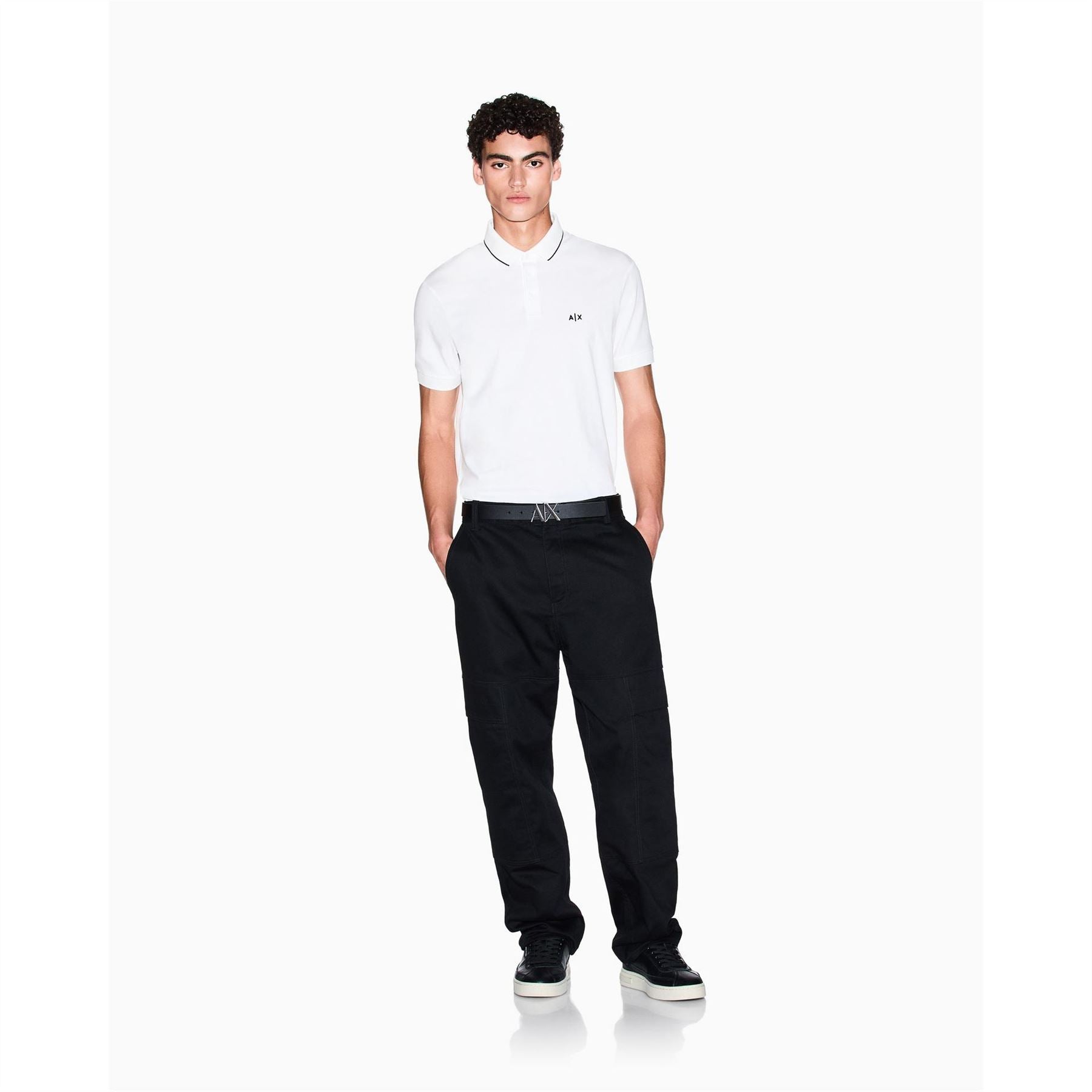 Armani Exchange Short Sleeve Polo Shirts