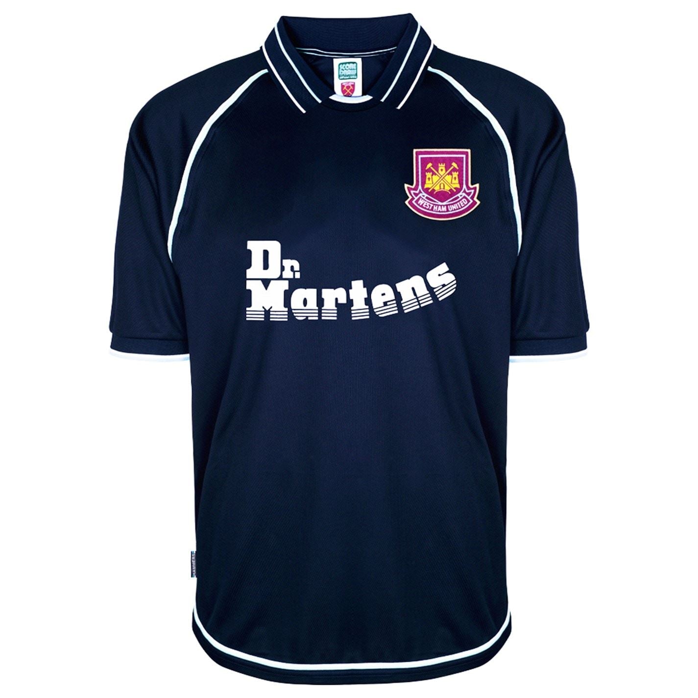 Score Draw West Ham United Retro Away Shirt 00 Adults
