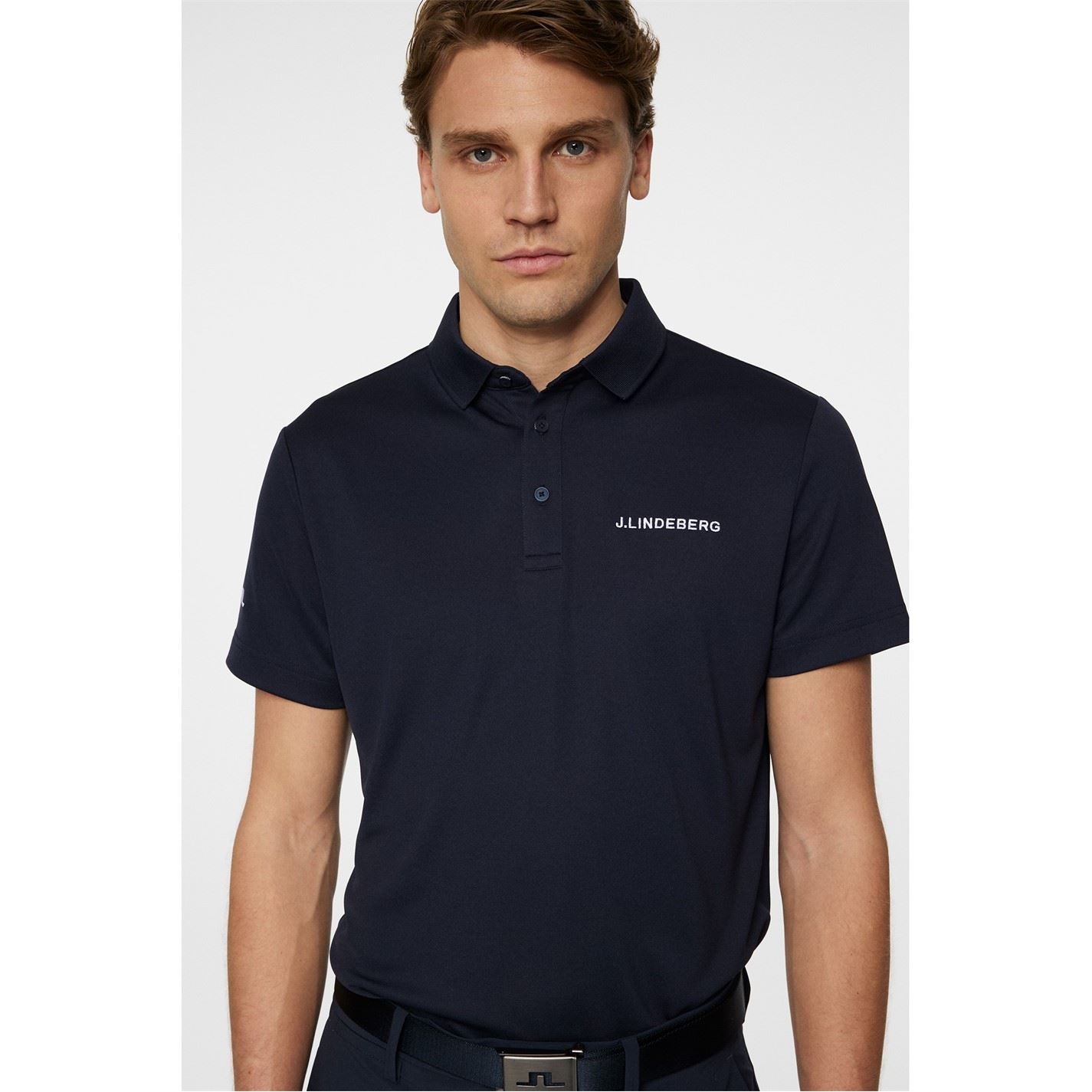 J Lindeberg Golf Bridge Regular Fit Polo Shirt