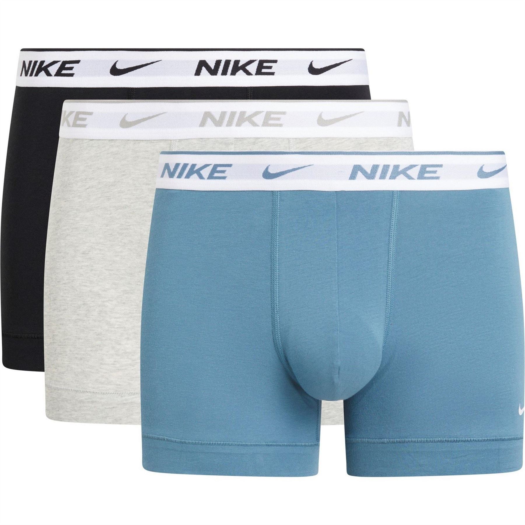 Nike Mens 3 Pack Everyday Cotton Trunks