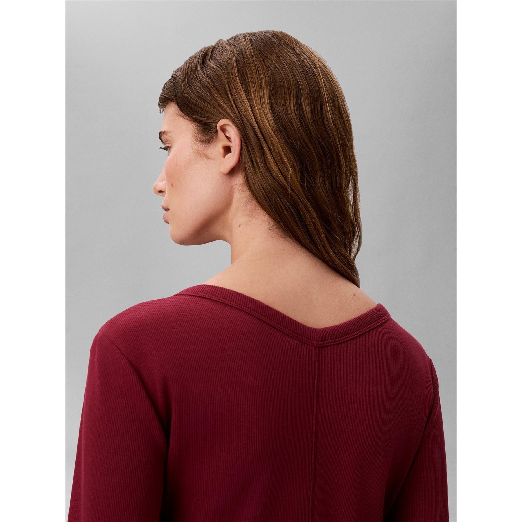 Calvin Klein Jeans V-Neck Long Sleeve Regular Fit Sweater