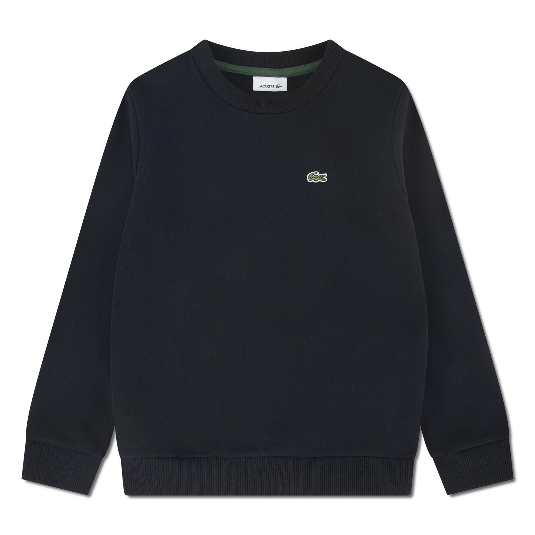 Lacoste Logo Fleece Crew Neck Sweater Juniors