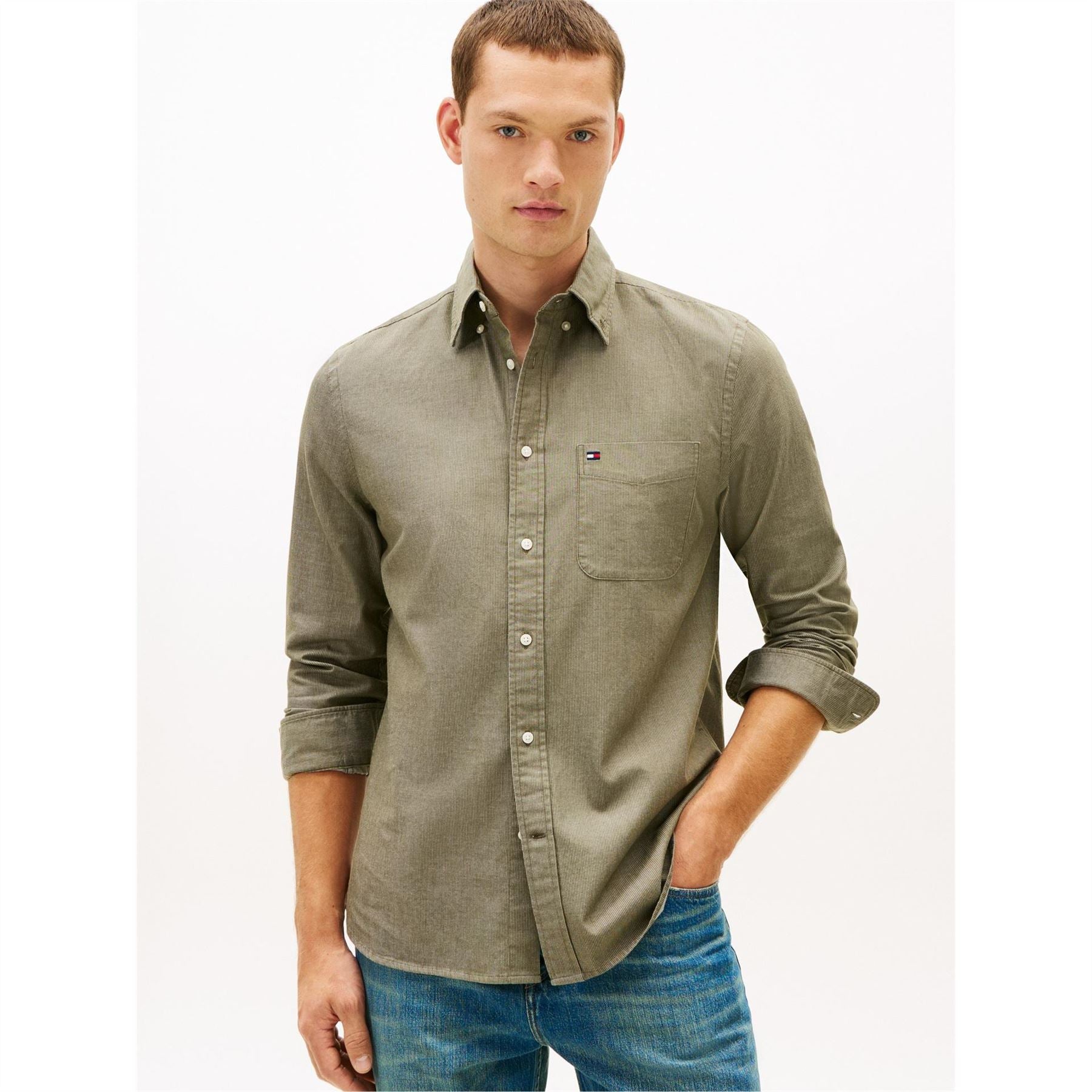 Tommy Hilfiger Bedford Long Sleeve Button Down Collar Shirt