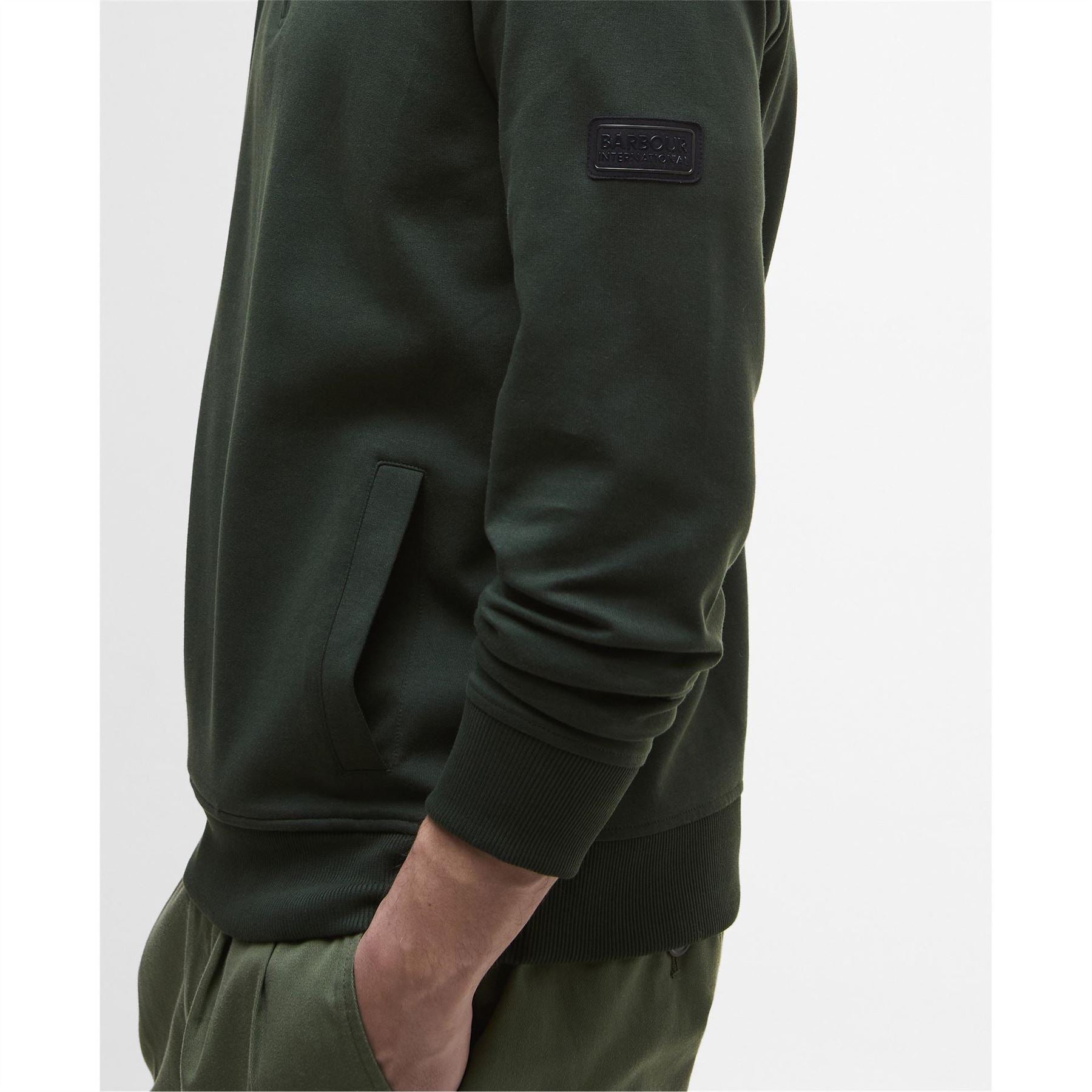Barbour International Interlock Half Zip Sweatshirt