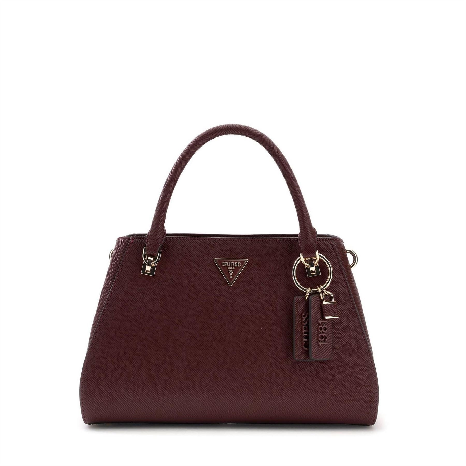 Guess  Trapezoid Shaped Noelle Grab Bag with Gold Tone Hardware