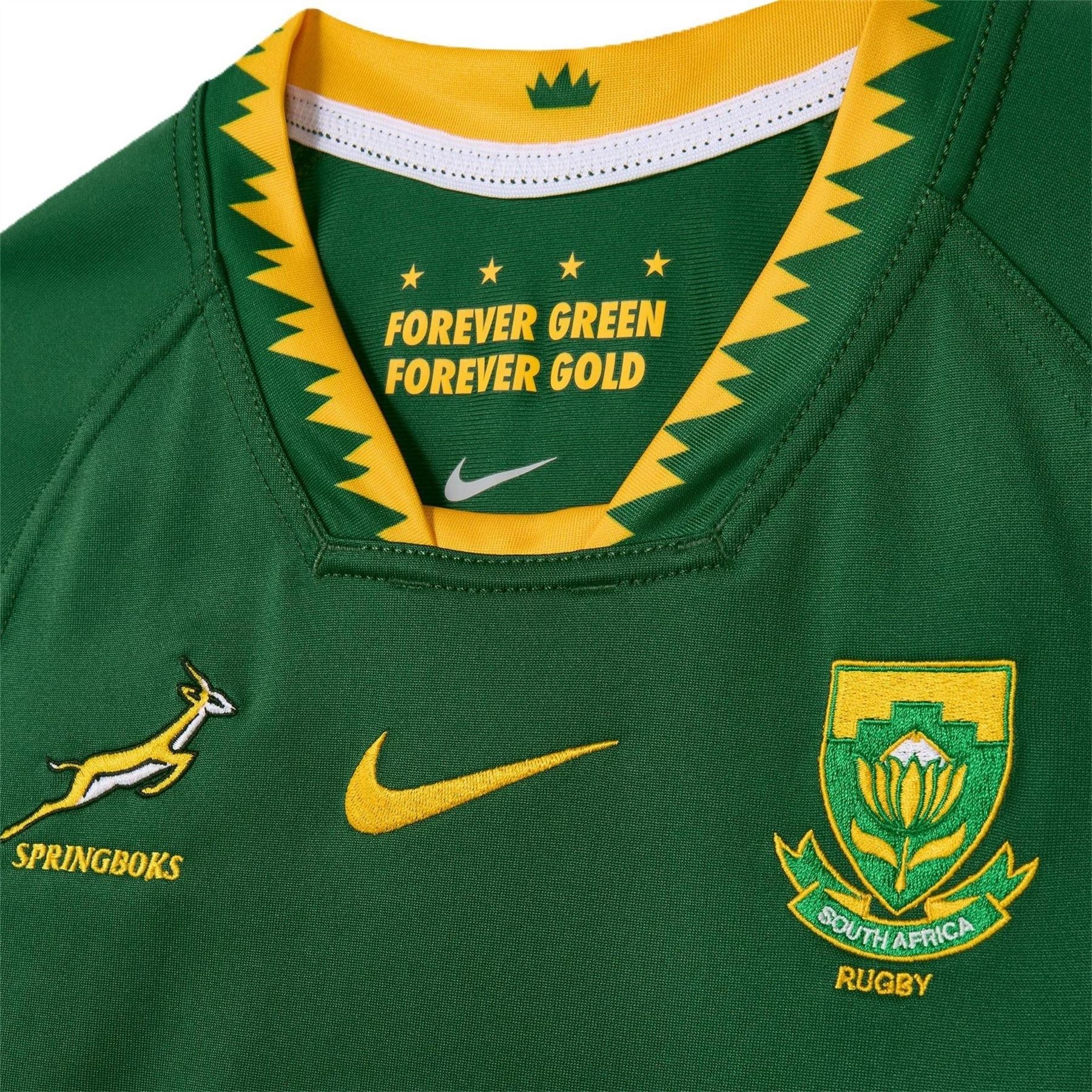 Nike Springboks Stadium Home Shirt 2025 2026 Juniors