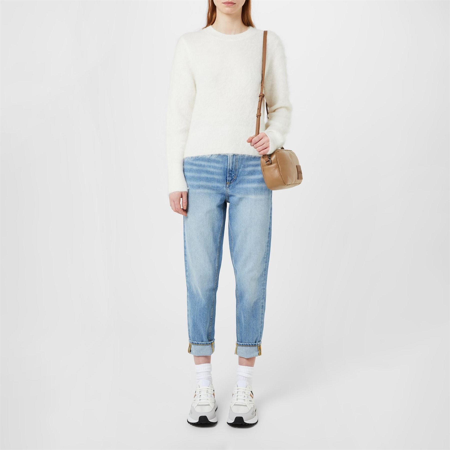 Boss Crew Neck Regular Fit Long Sleeve Sweater