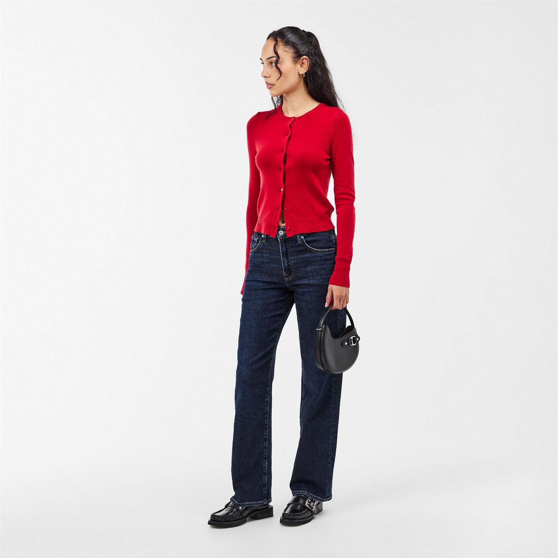 7 For All Mankind Stovepipe Five Pocket Straight Leg Jeans