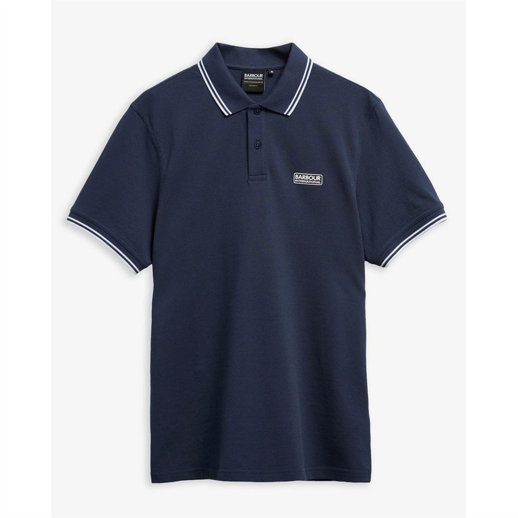 Barbour International Tipped Short Sleeve Polo Shirt