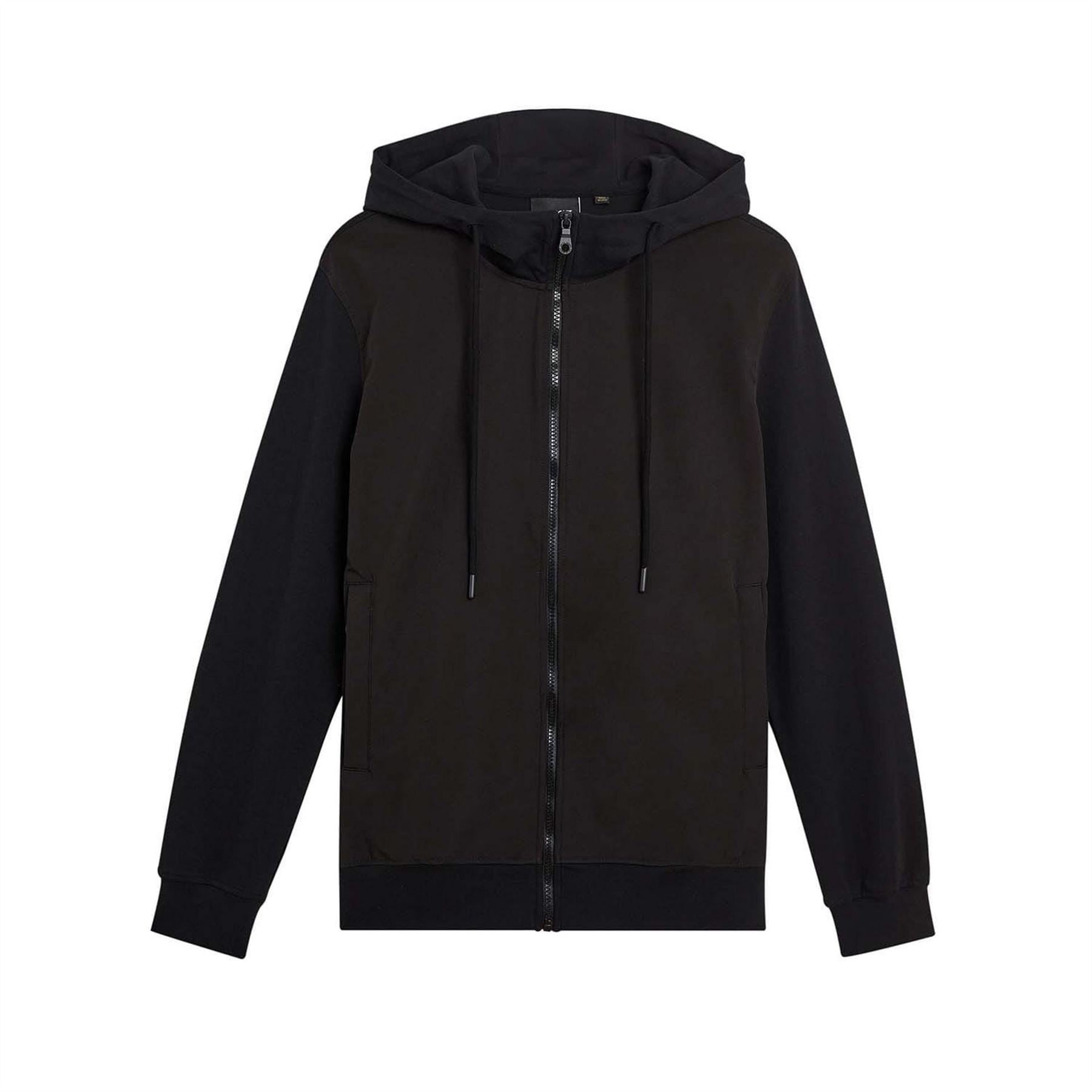 Lyle and Scott Hybrid Zip Through Hoodie
