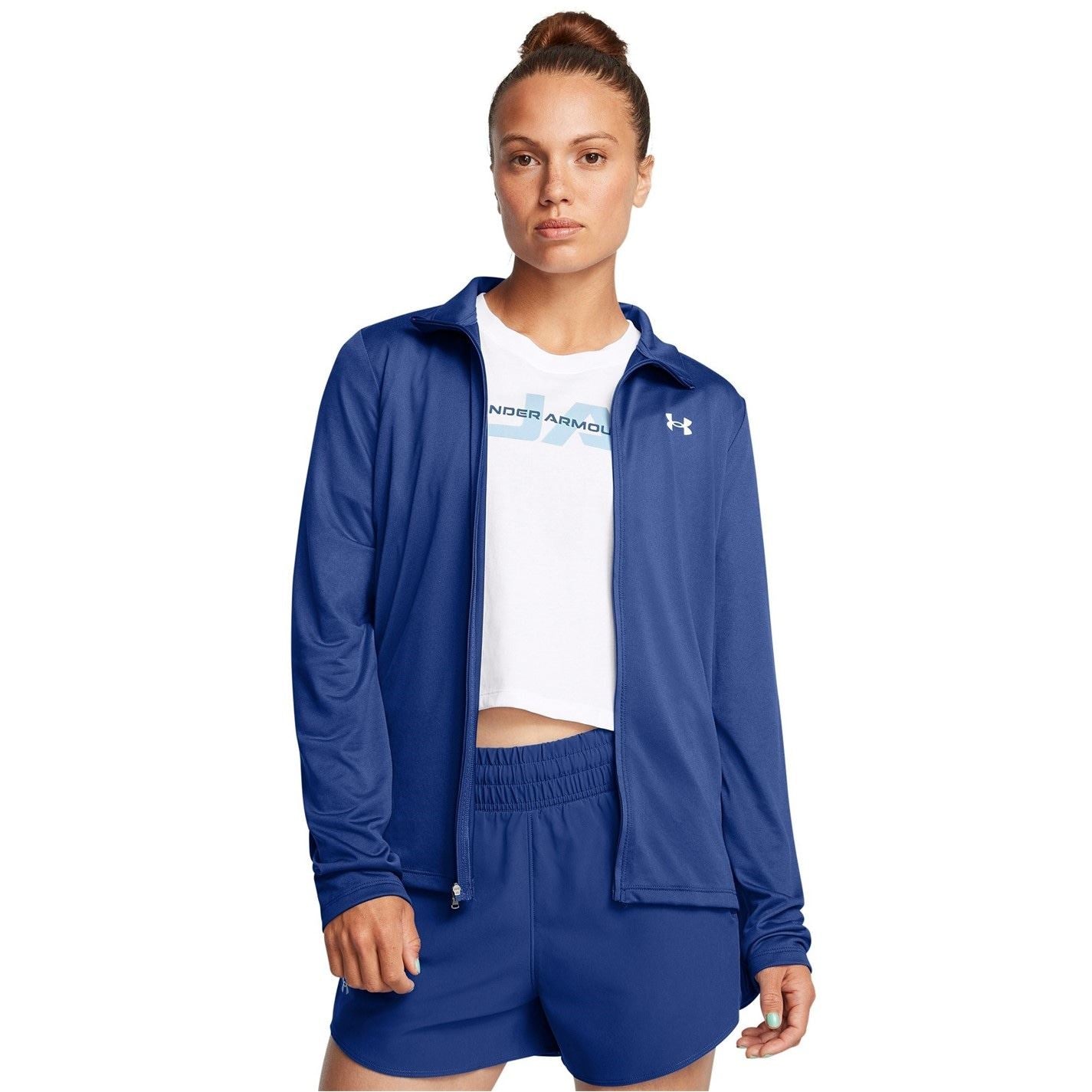 Under Armour Womens Armour Tech Full Zip Tracksuit Top