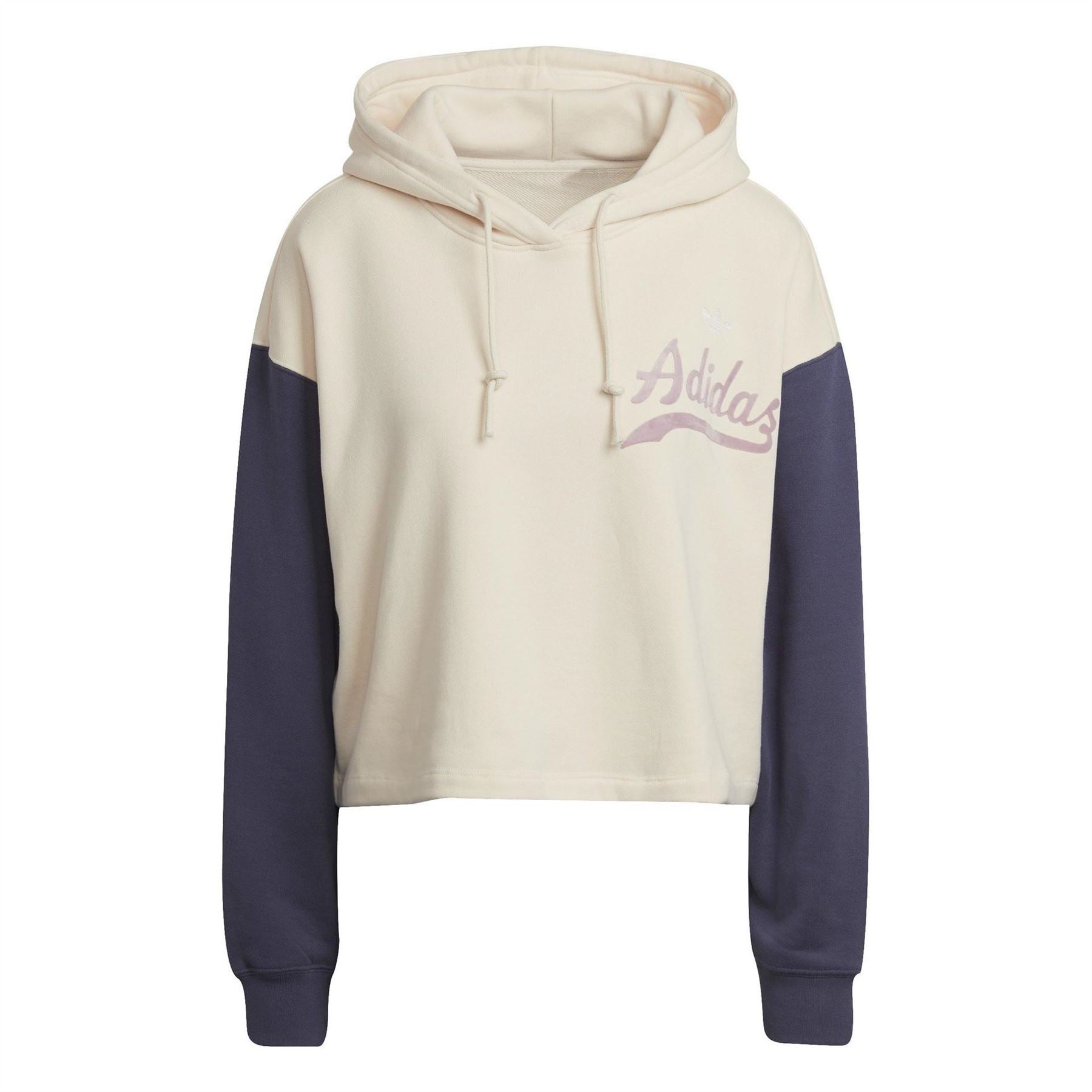 adidas Originals Cropped Hooded Relaxed Fit Sweatshirt
