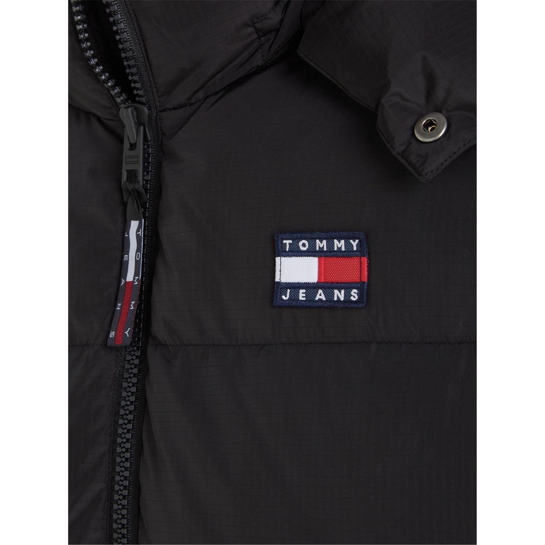 Tommy Jeans Colour-Blocked Alaska Puffer Relaxed Fit Jacket
