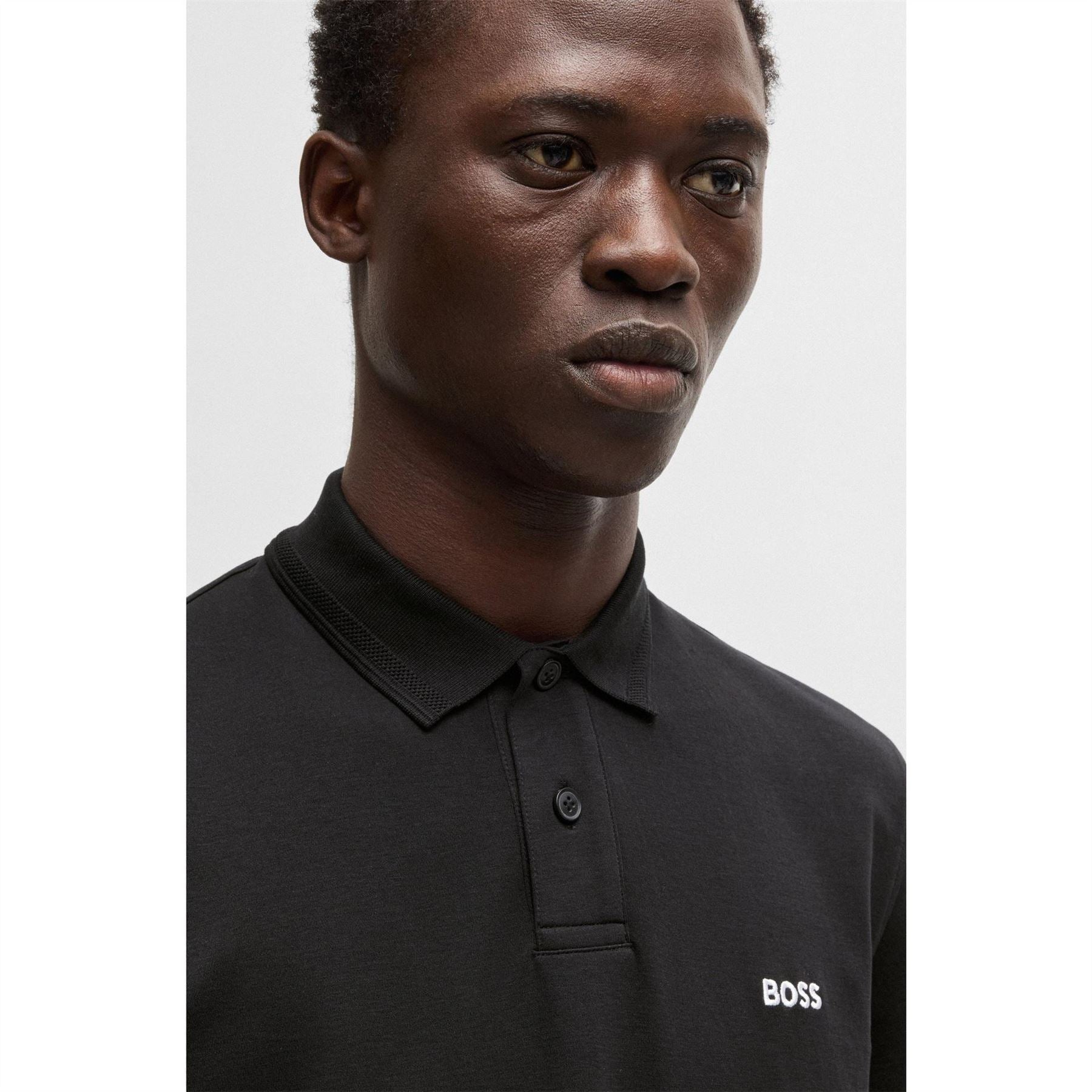 Boss Collared Neck Short Sleeve Regular Fit Shirt