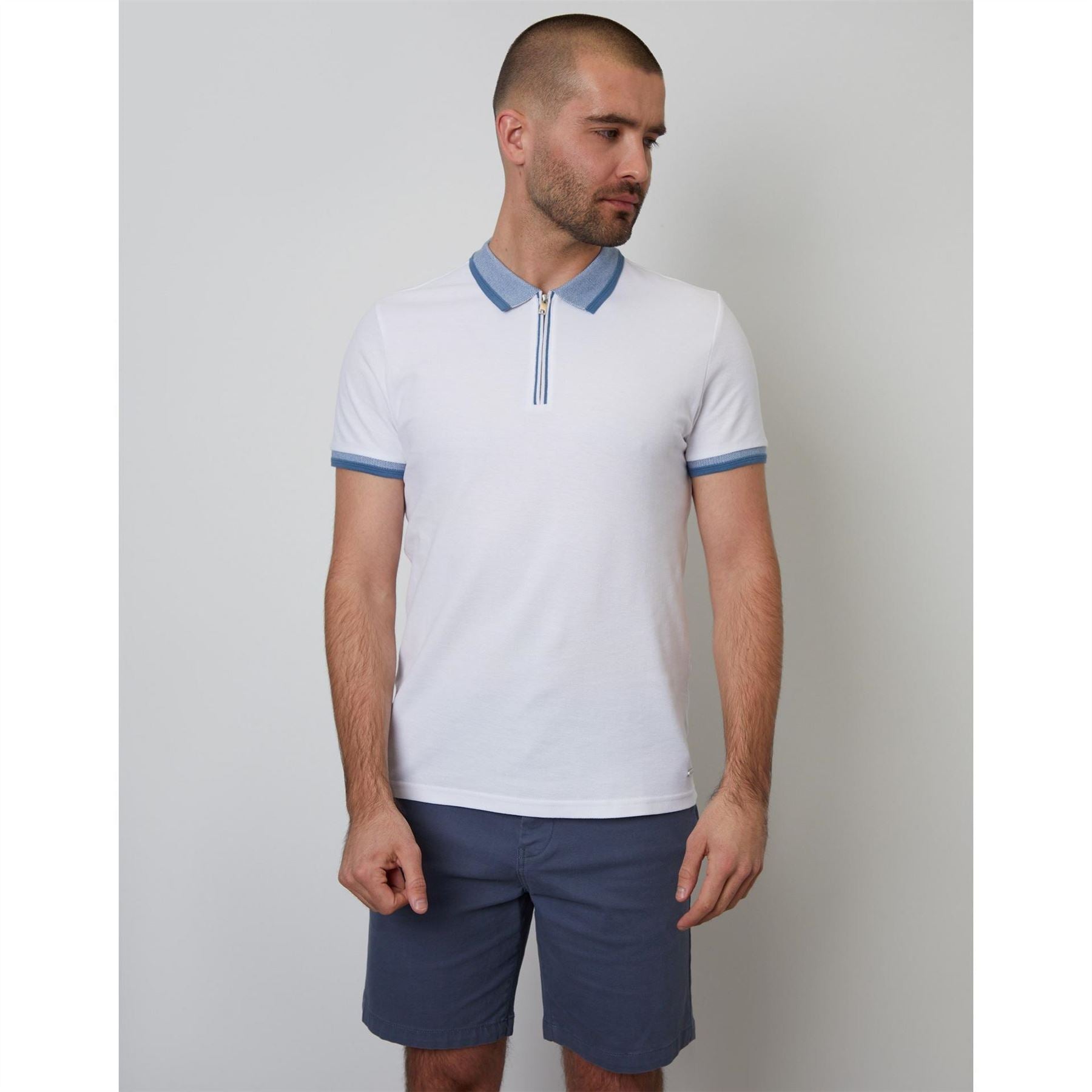Threadbare Emberton Short Sleeve Polo Shirt