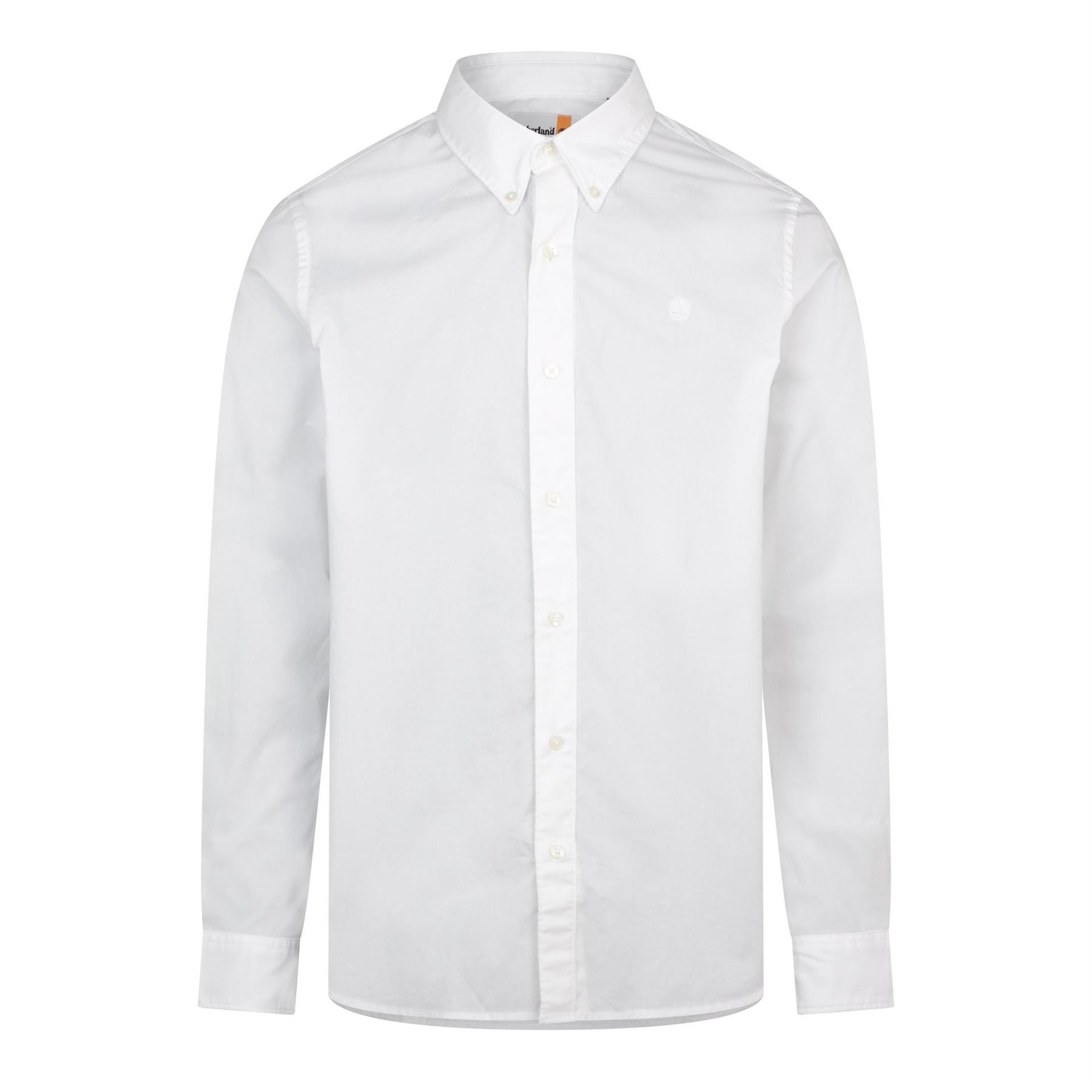 Timberland Long Sleeve Stretch Poplin Shirt bl
