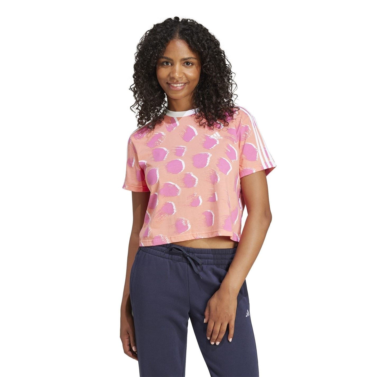 adidas Originals Cropped Crew Neck Regular Fit T-Shirt