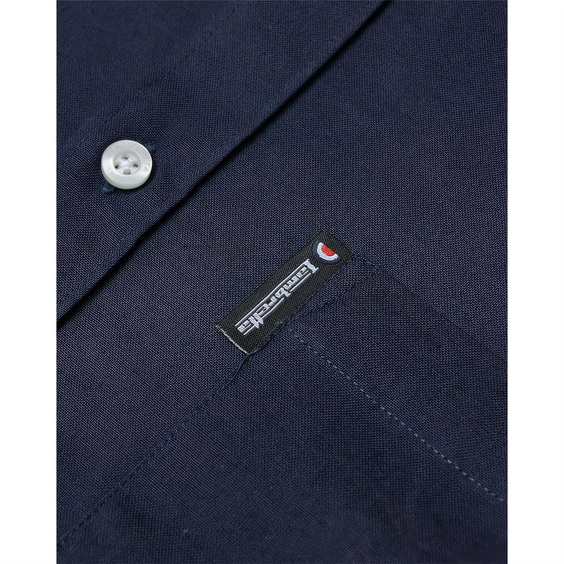 Lambretta Long Sleeve Regular Fit Oxford Shirt