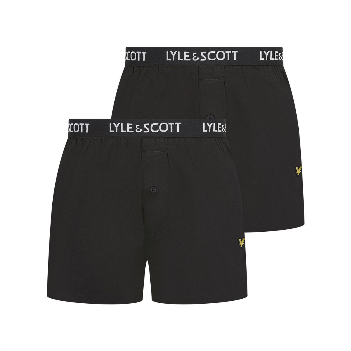 Lyle and Scott Usher Golden Eagle Branding Boxer Shorts