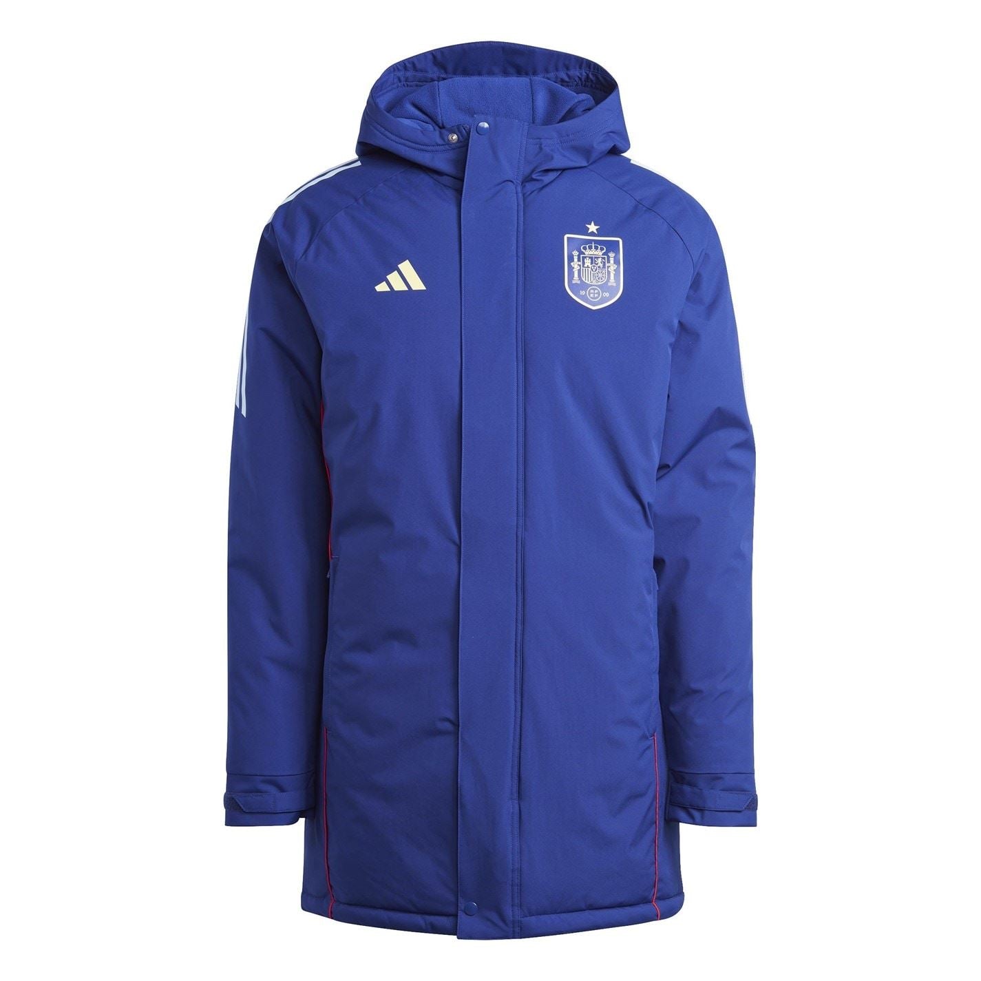 adidas Hooded Side Stripes Parka Coat