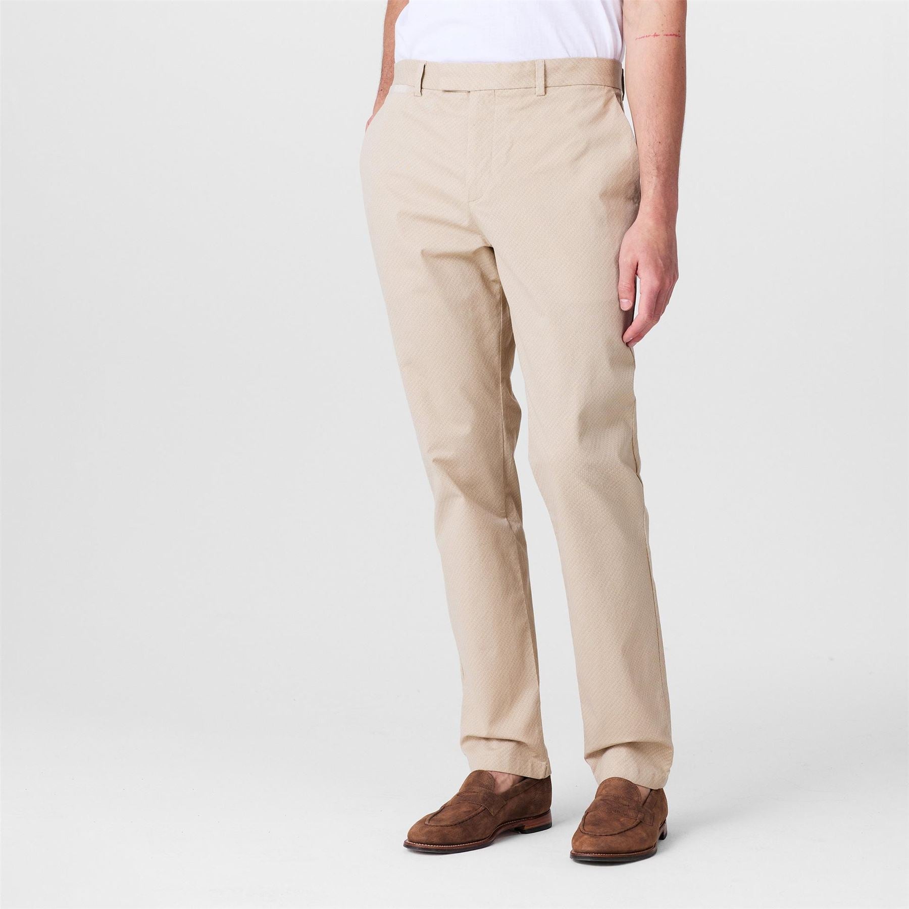 Ted Baker Geo Geometric Patterned Five Pocket Chinos