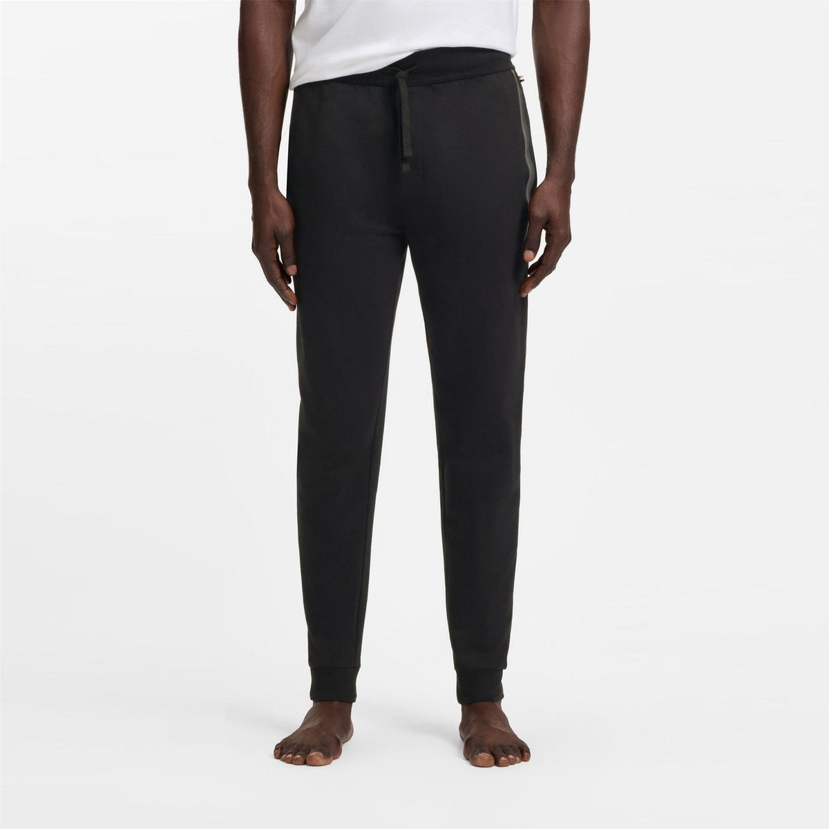 Boss Authentic Zipped Pocket Solid Patterned Joggers