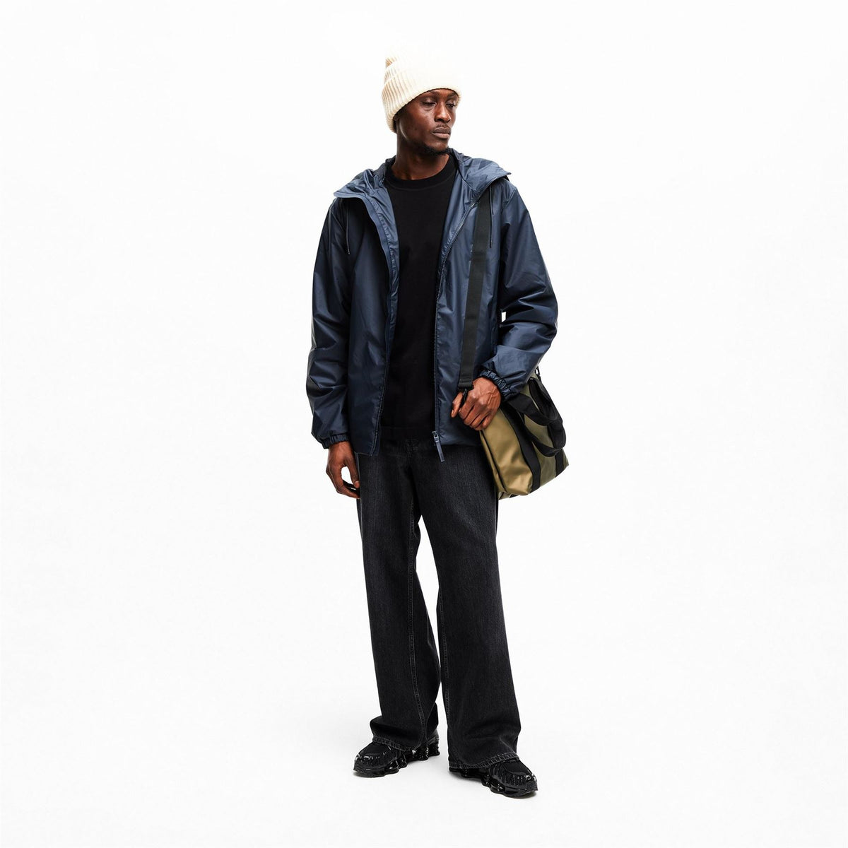Rains Lohja Insulated Waterproof Hooded Rain Anorak