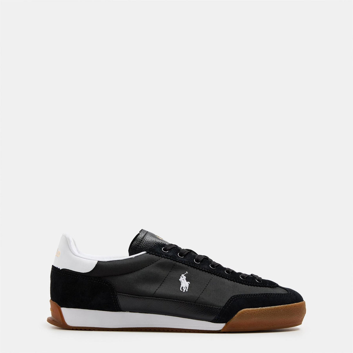 Polo Ralph Lauren Round Toe Flat Heel Trainers