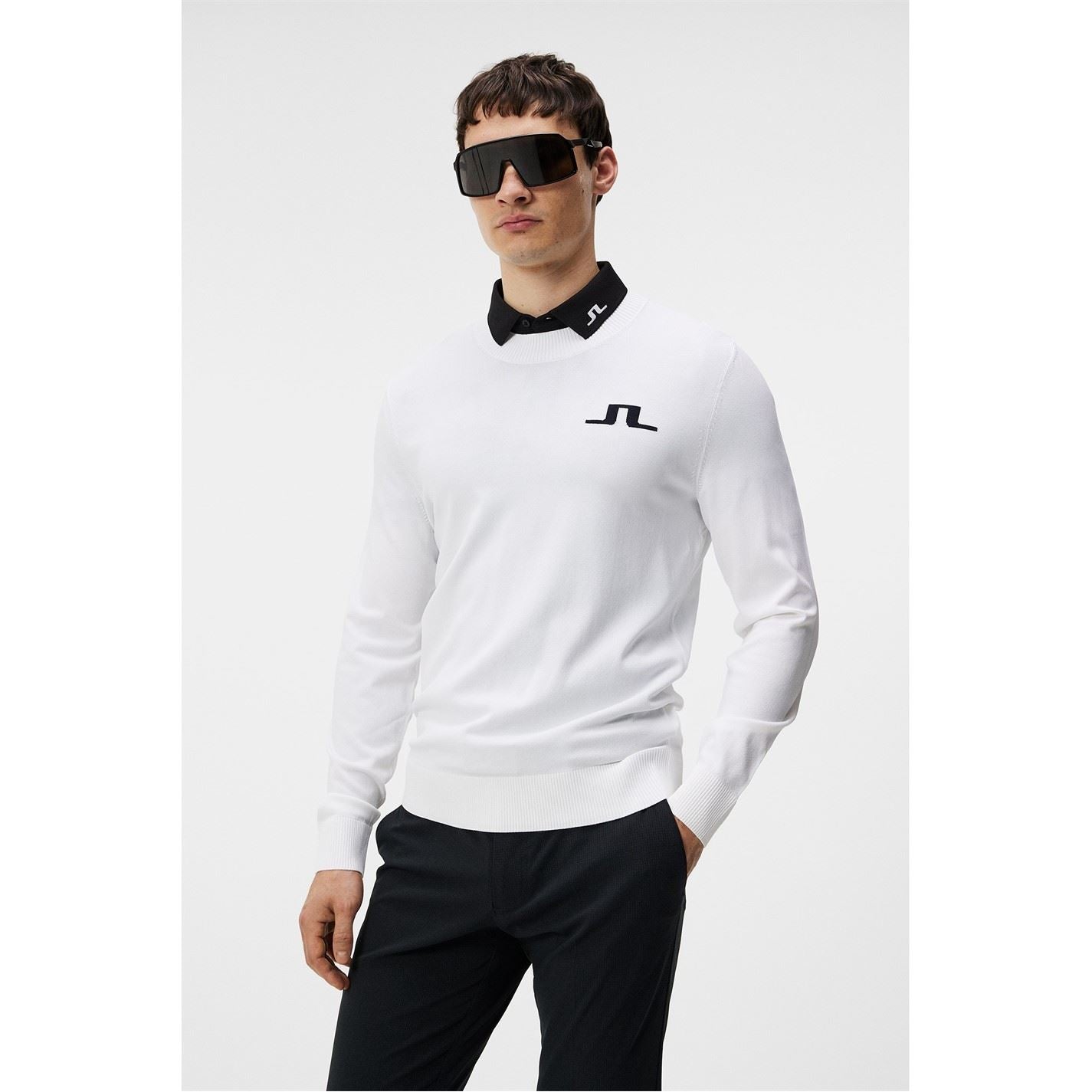 J Lindeberg Golf Gus Crew Neck Jumper