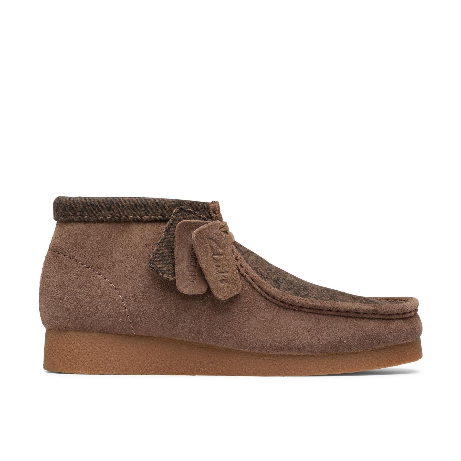 Clarks Wallabee Chukka Boots with Lace-Up Closure